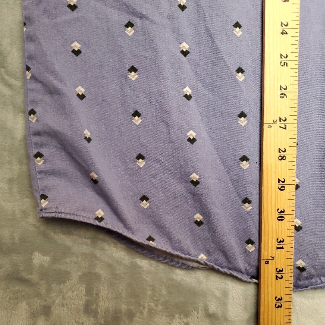 Roper VINTAGE Roper Sport Shirt Mens XL Blue Geometric Long Sleeve Pearl Snap Western Shirt Cortal Size US XL / EU 56 / 4 - 6 Thumbnail