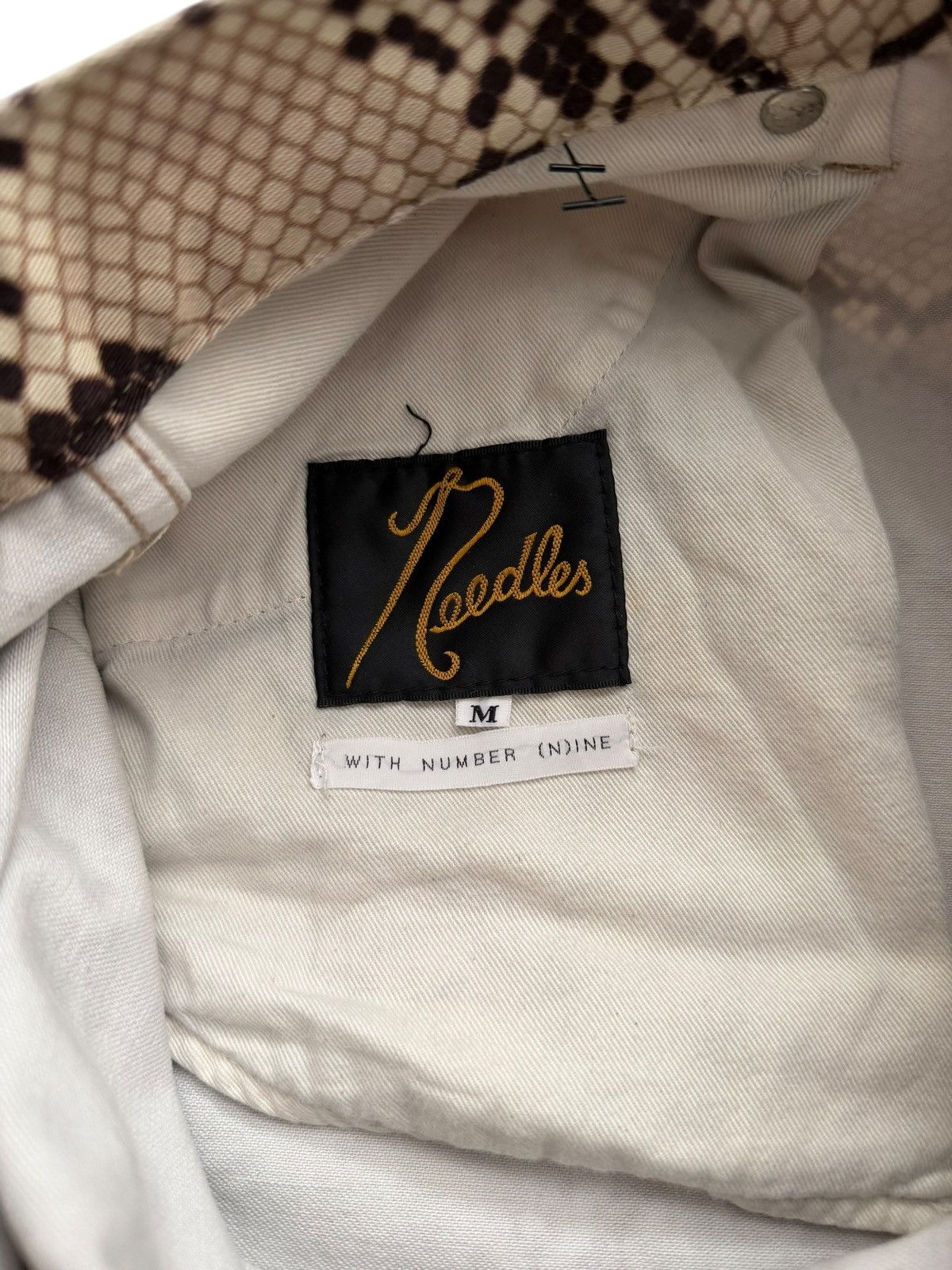 Number (N)ine GRAIL x Needles Snake Print Trouser Size US 32 / EU 48 - 2 Thumbnail