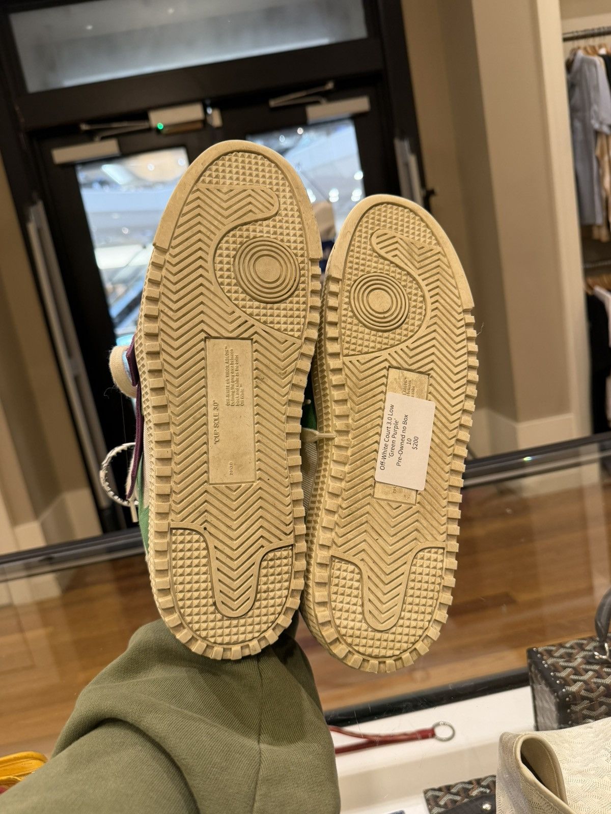 Off-White Off-White Court 3.0 Low ‘Green Purple’ Size US 10 / EU 43 - 8 Thumbnail