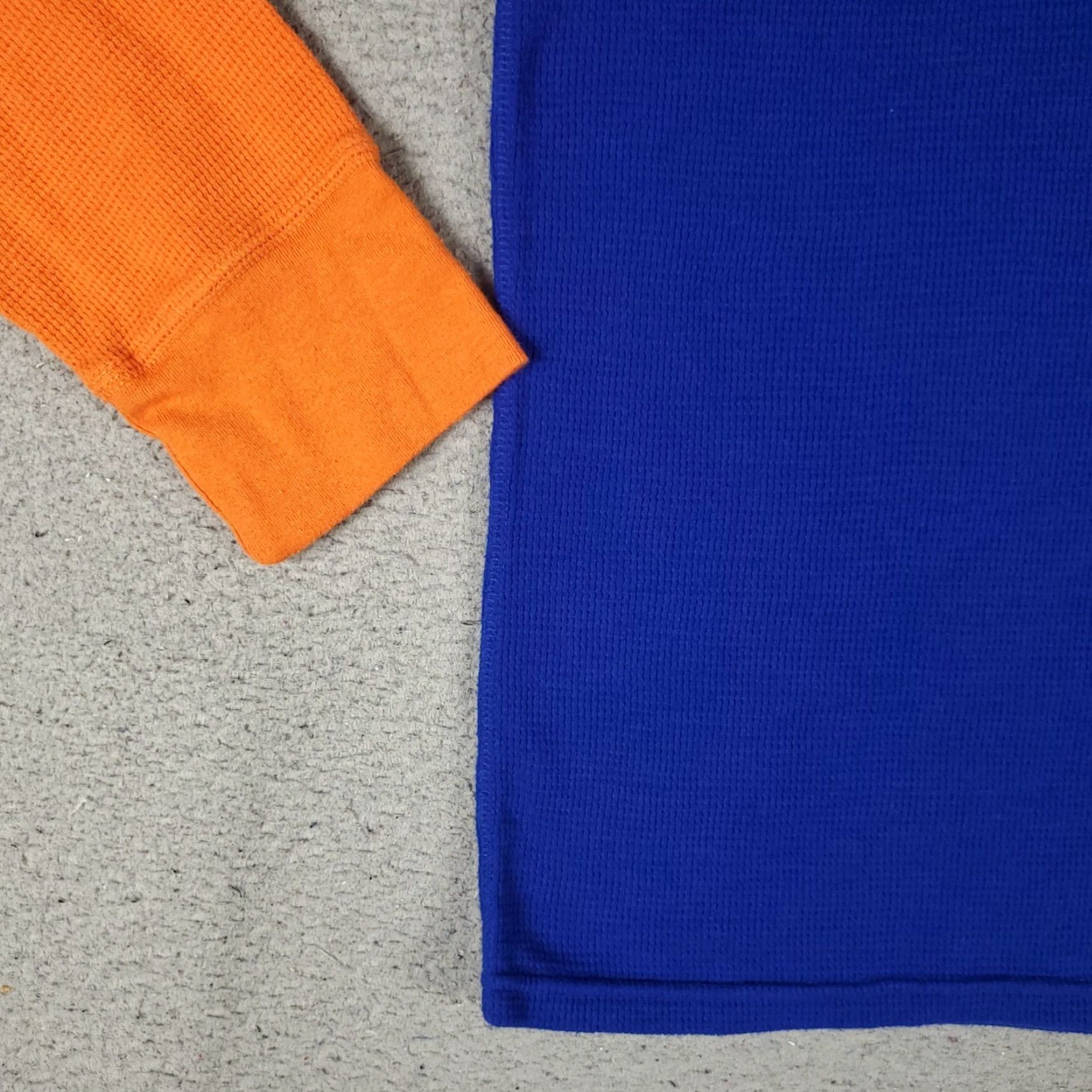 Ralph Lauren Ralph Lauren Colorblock Thermal T-Shirt Mens XL Blue Orange Long Sleeve Crew Neck Size US XL / EU 56 / 4 - 3 Thumbnail