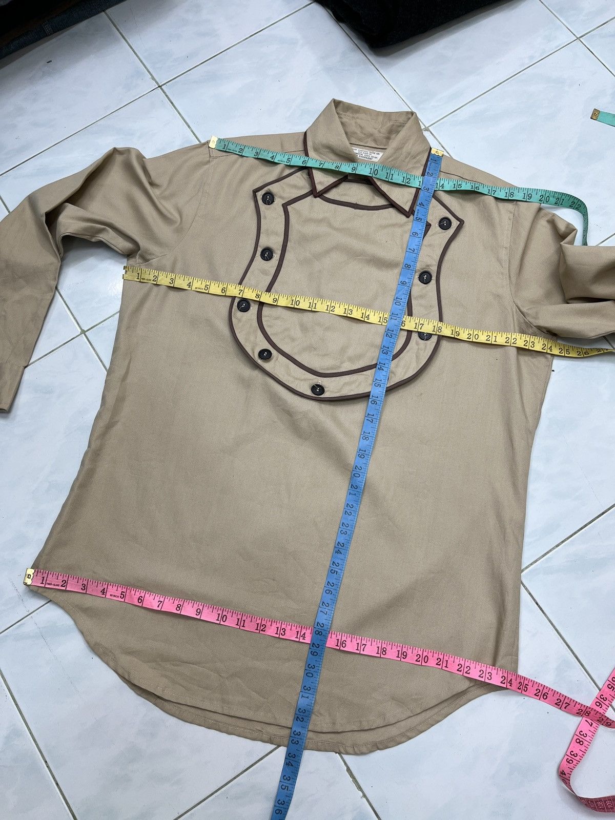 Vintage 🔥🔥🔥STEALS VTG RIVER JUNCTION BIB FRONT PULLOVER SHIRTS Size US M / EU 48-50 / 2 - 11 Thumbnail
