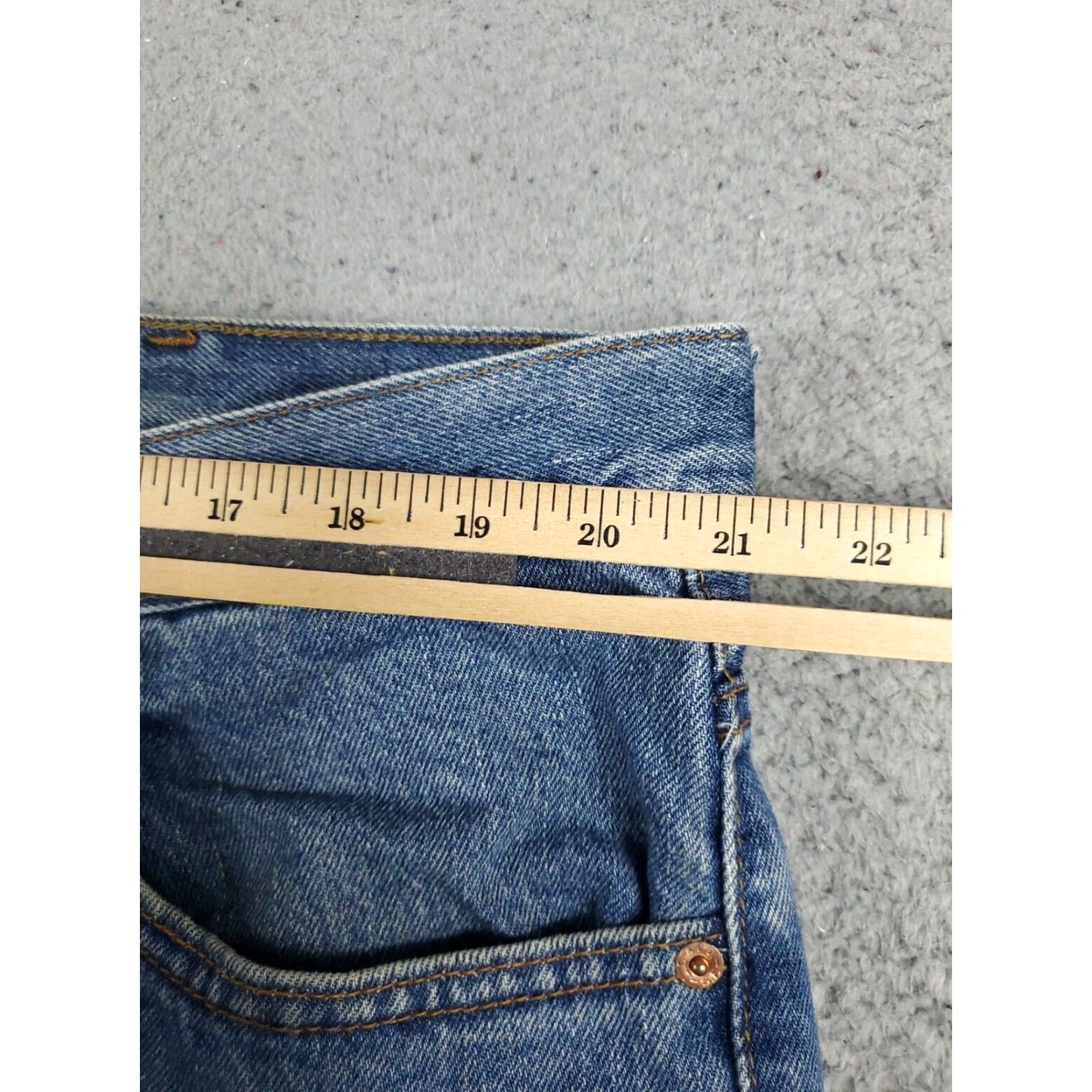 Levi's Levis Mens 505 Straight Leg Blue Denim Jeans Pants 42x30 Extra Large XL Size US 42 / EU 58 - 4 Thumbnail