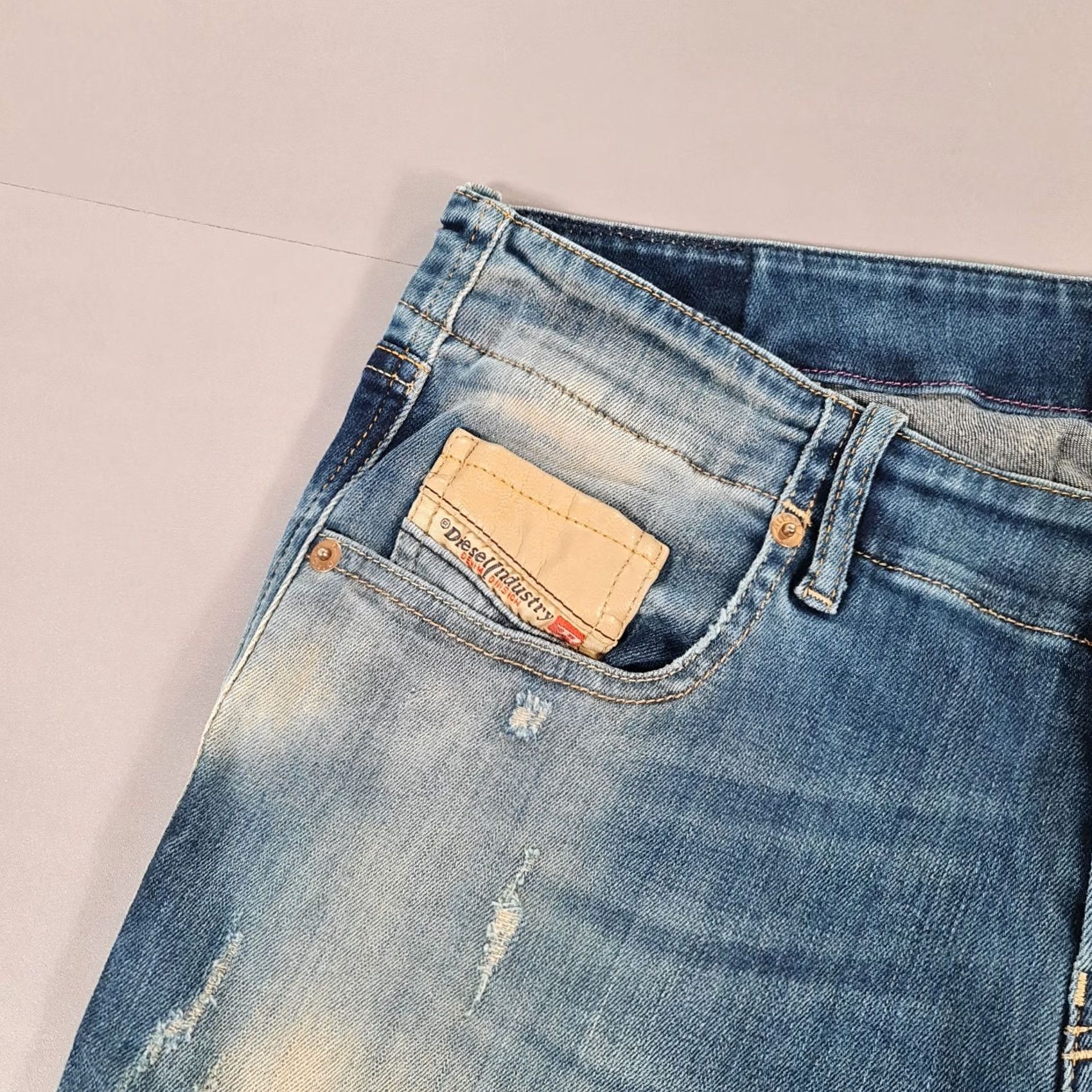 Diesel VINTAGE Diesel Womens Jeans Blue W31 L32 Grupee Super Slim Skinny Fit Low Rise 0826N Size 24" / US 00 / IT 34 - 3 Thumbnail
