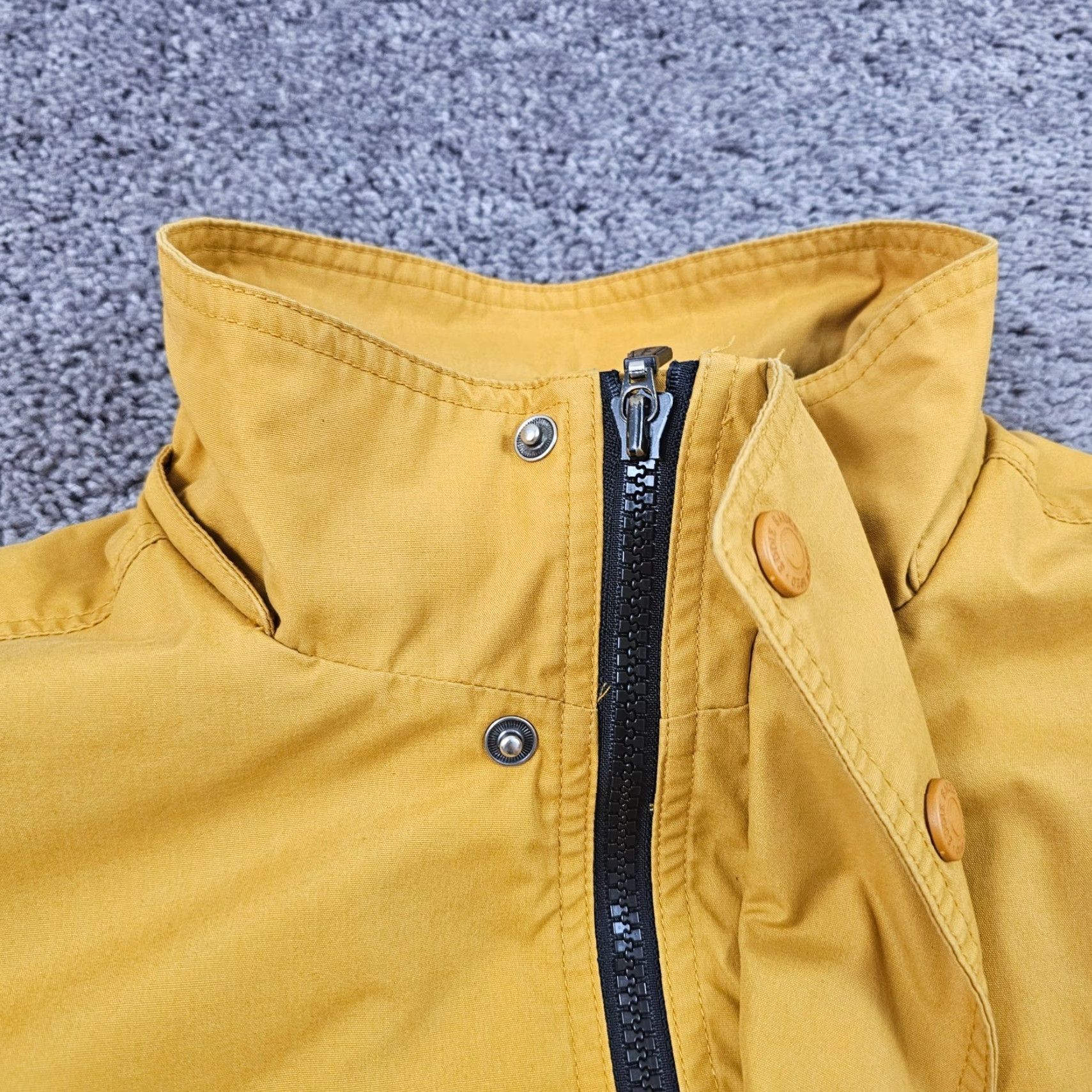 Eddie Bauer VINTAGE Eddie Bauer Jacket Mens L Yellow Field Fleece Lined Hong Kong Rain Coat Full Zip Lined Pockets Regular Size L Tall 90s/Concert/Workwear Mens Size US L / EU 52-54 / 3 - 4 Thumbnail