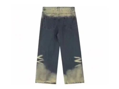 VIBE Street Simple Black Micro Flare Jeans Size US 34 / EU 50 - 5 Thumbnail