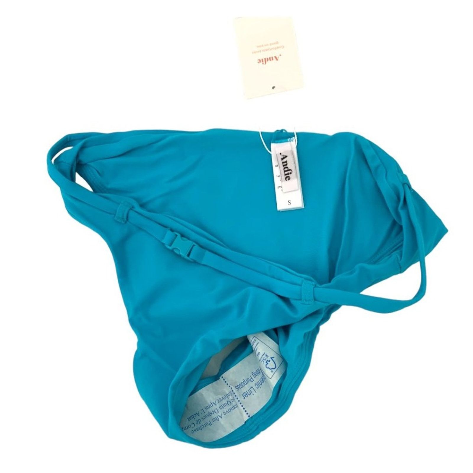 Other Andie Riviera Belted Bikini Bottom Blue Small NWT $52 Size ONE SIZE - 7 Thumbnail