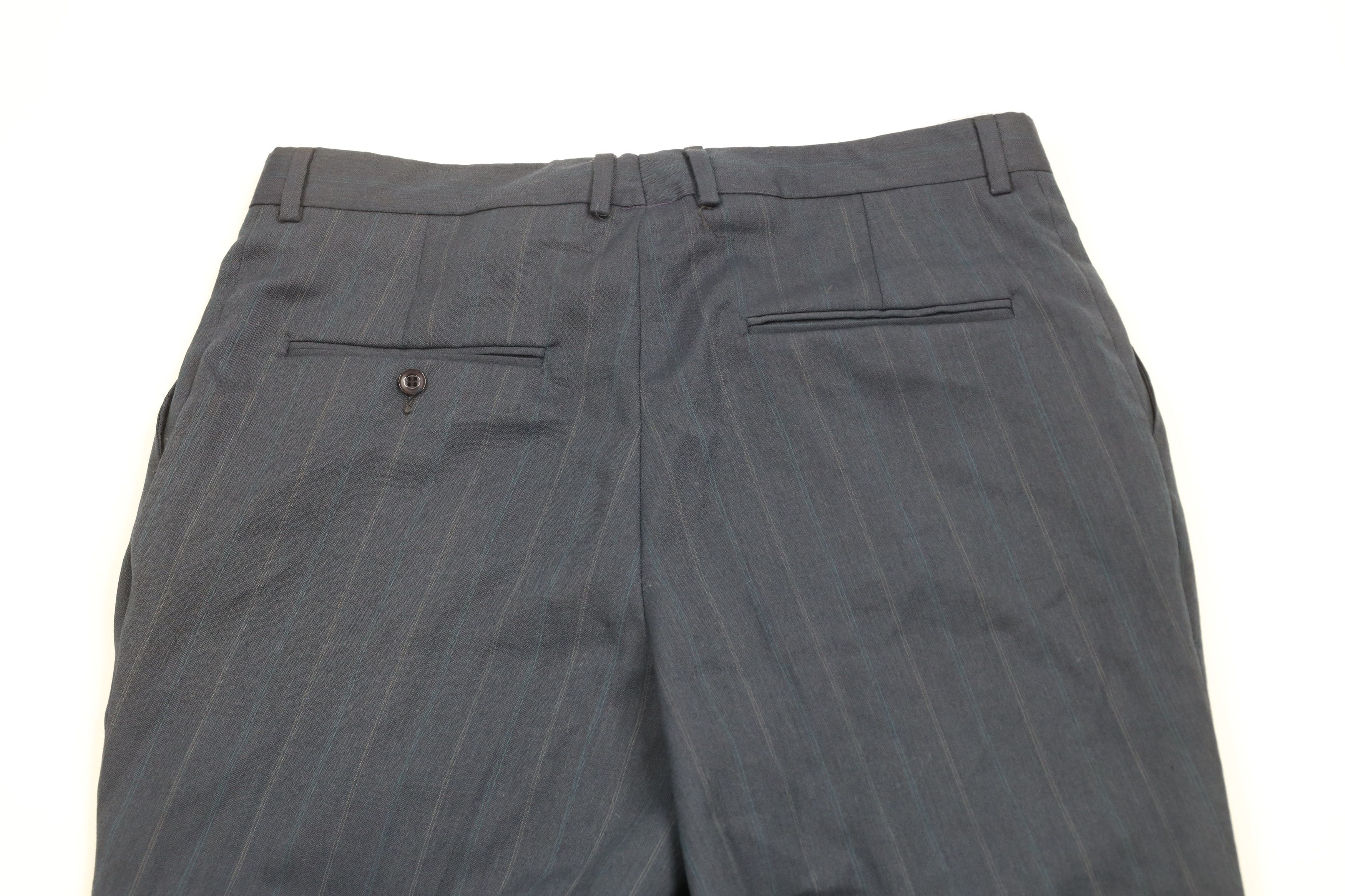 Vintage Vintage 70s Streetwear Pinstriped Pleated Wide Leg Pants USA Size US 32 / EU 48 - 8 Thumbnail