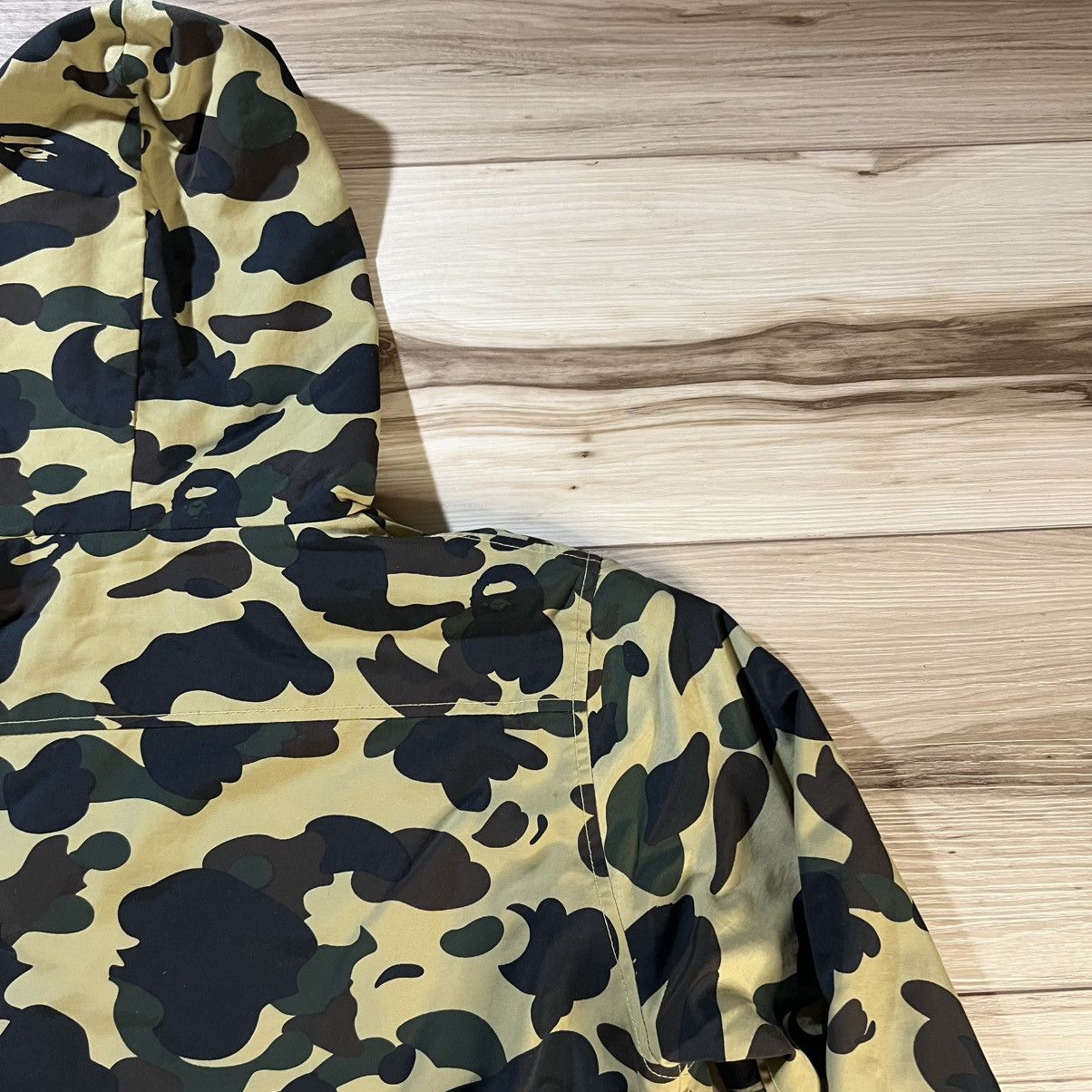 Bape BAPE Beige ABC Camo Fleece Lined Windbreaker Jacket Size US XL / EU 56 / 4 - 22 Thumbnail