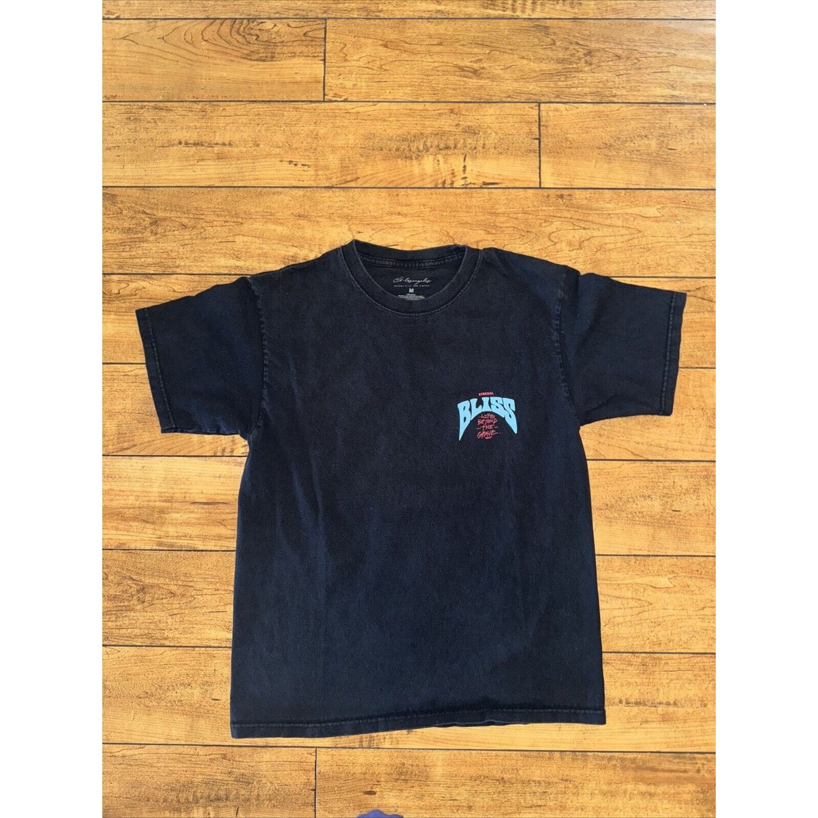 Other CVLA Eternal Bliss Men T-Shirt Med Black Graphic Tee 18x25 Size US L / EU 52-54 / 3 - 2 Thumbnail