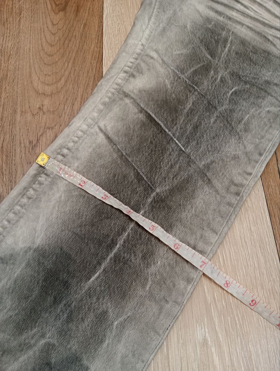Japanese Brand K.U.I ASH PUNK CREASE CLOUDY COAT DENIM - SIZE 30 Size US 30 / EU 46 - 19 Thumbnail