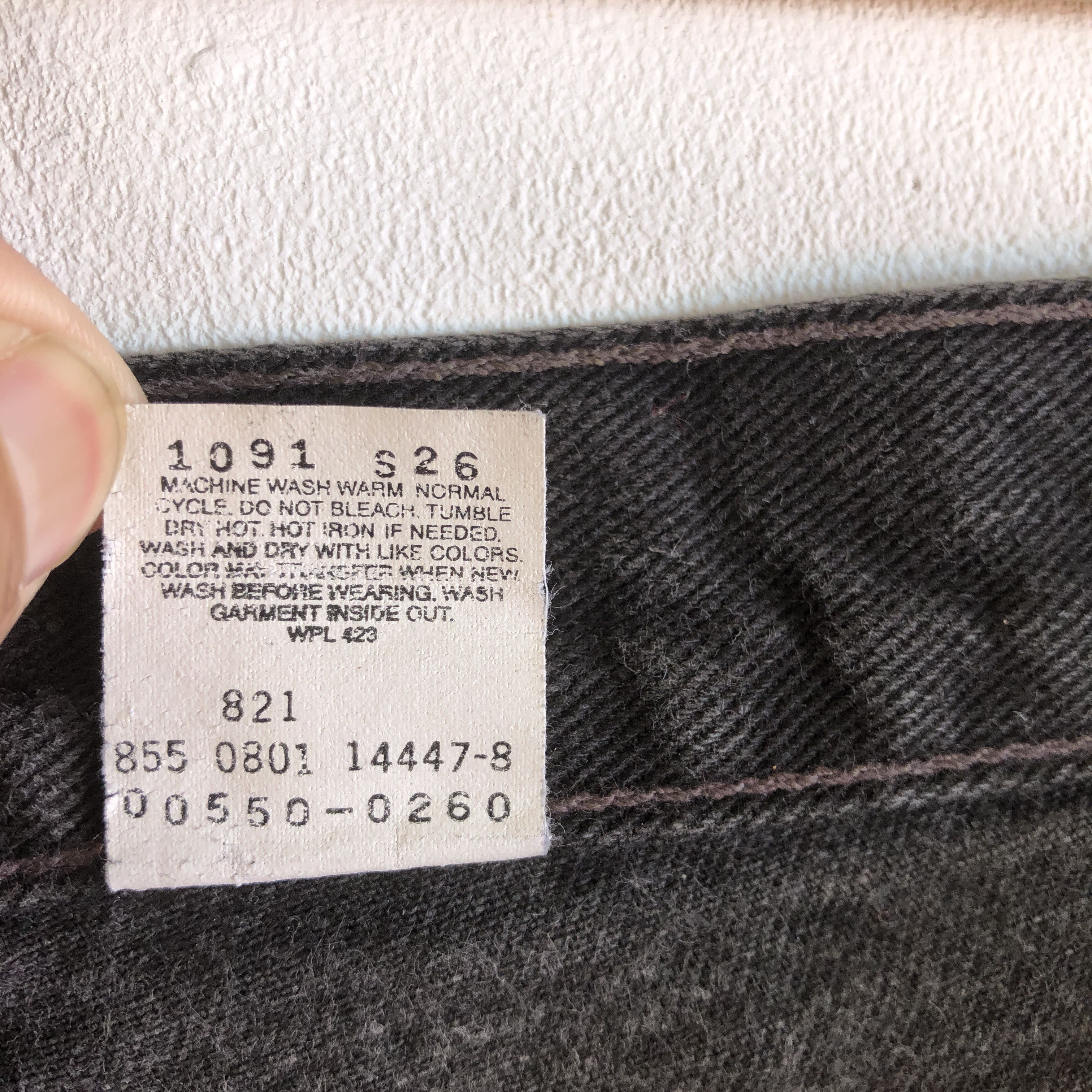 Levi's Vintage Levis Jeans Faded Black Levi's 550 Denim Pants Size US 34 / EU 50 - 10 Thumbnail