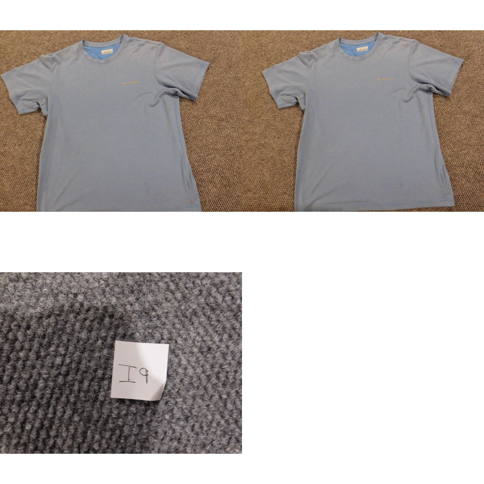 Vintage Columbia Mens Shirt Medium Blue Striped Stretch Active Crew Neck Short Sleeve T-Shirt Logo Star Wars Graphic Print 2 Star Twin Forks Size US M / EU 48-50 / 2 - 10 Thumbnail