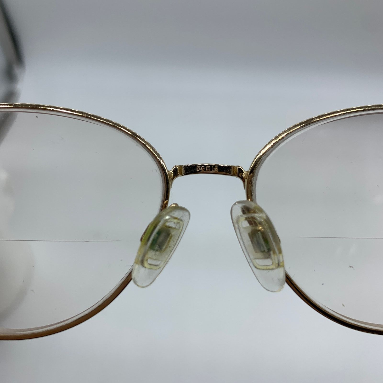 Other Women's Prescription Gold Color Glasses 56 15 Size ONE SIZE - 5 Thumbnail