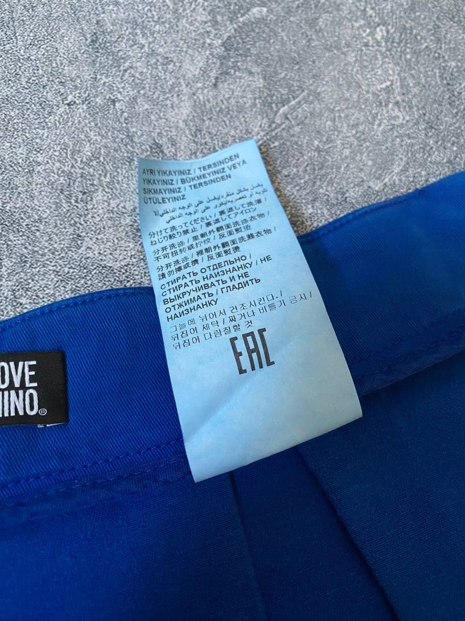 Moschino Mini skirt Love Moschino Blue Harts Size 27" / US 4 / IT 40 - 12 Thumbnail