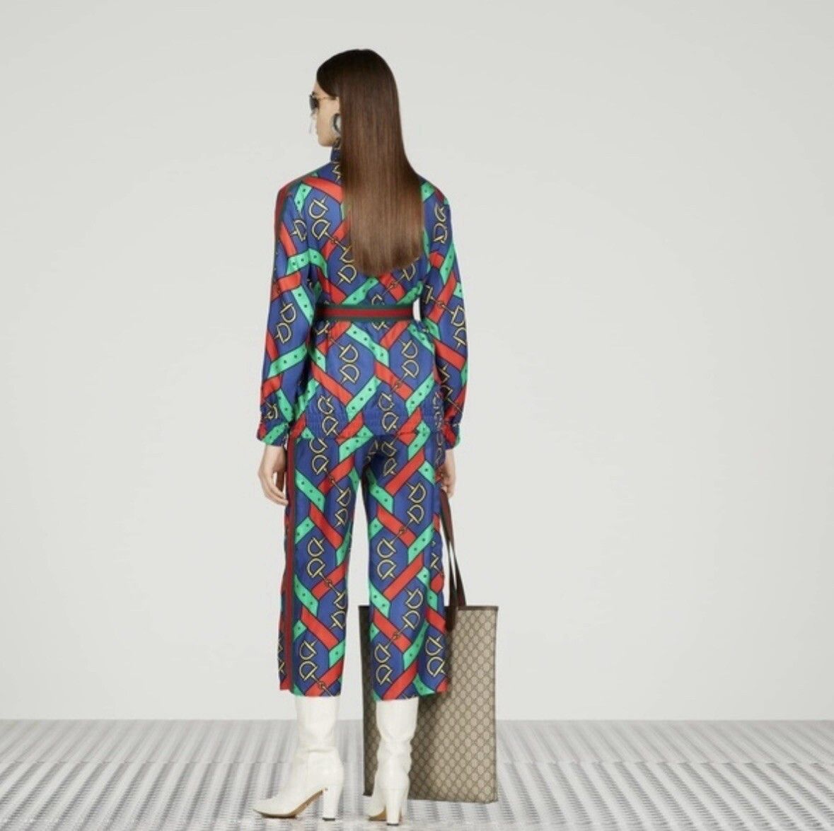 Gucci New Silk Pants Woman Gucci Size-S Size 27" / US 4 / IT 40 - 3 Thumbnail