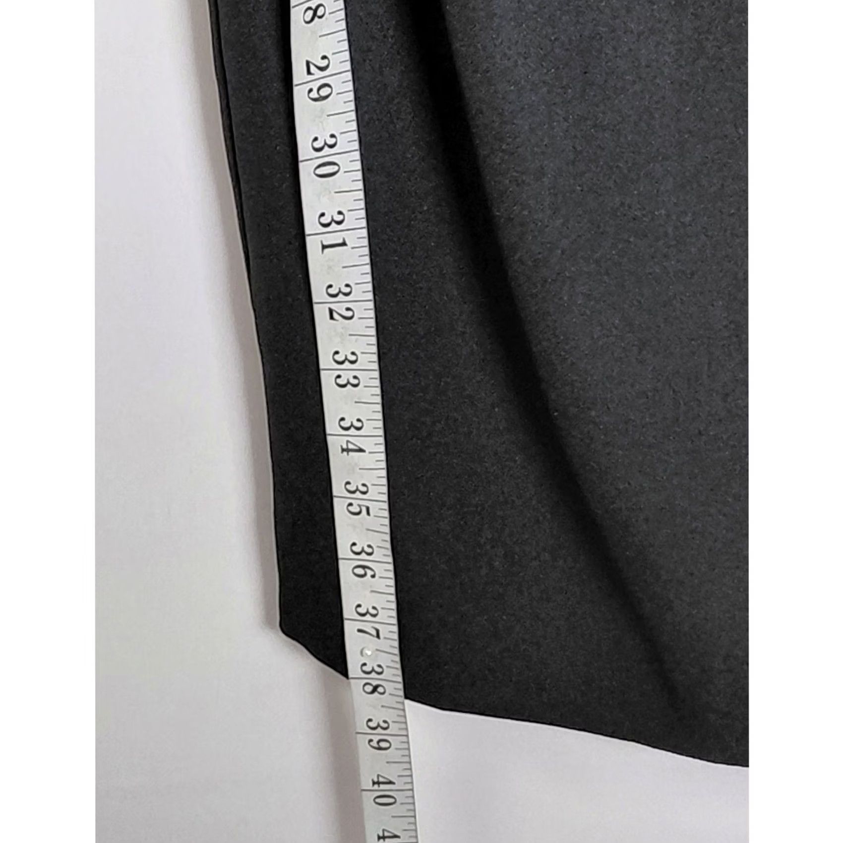Vintage HW Collections Black Dress Solid Sleeveless Knee Length Women Size 4 Size S / US 4 / IT 40 - 8 Thumbnail