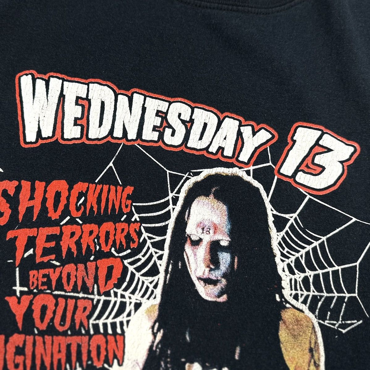 Other Vintage 00’s Wednesday 13 Horror Punk Gothic Rock T Shirt Size US XL / EU 56 / 4 - 10 Thumbnail