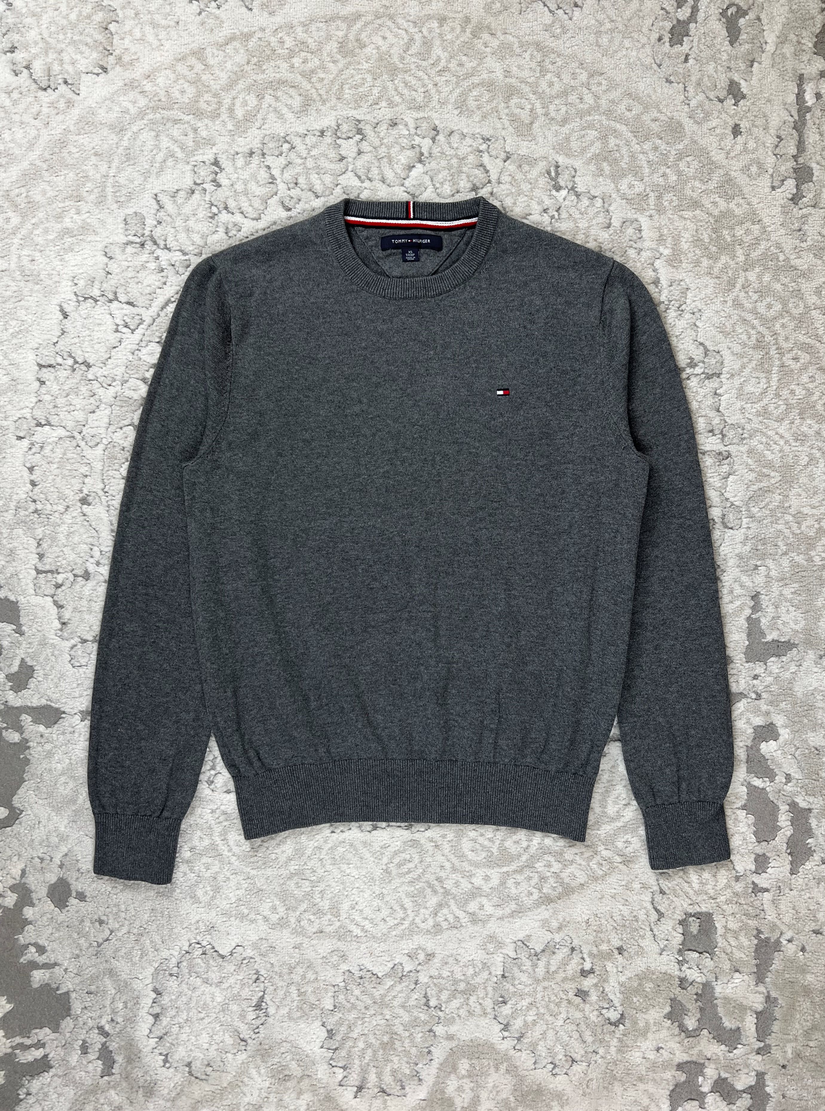 Tommy Hilfiger Tommy Hilfiger XS Classic Crewneck Sweater Jumper Dark Gray Size US XS / EU 42 / 0 - 1 Thumbnail