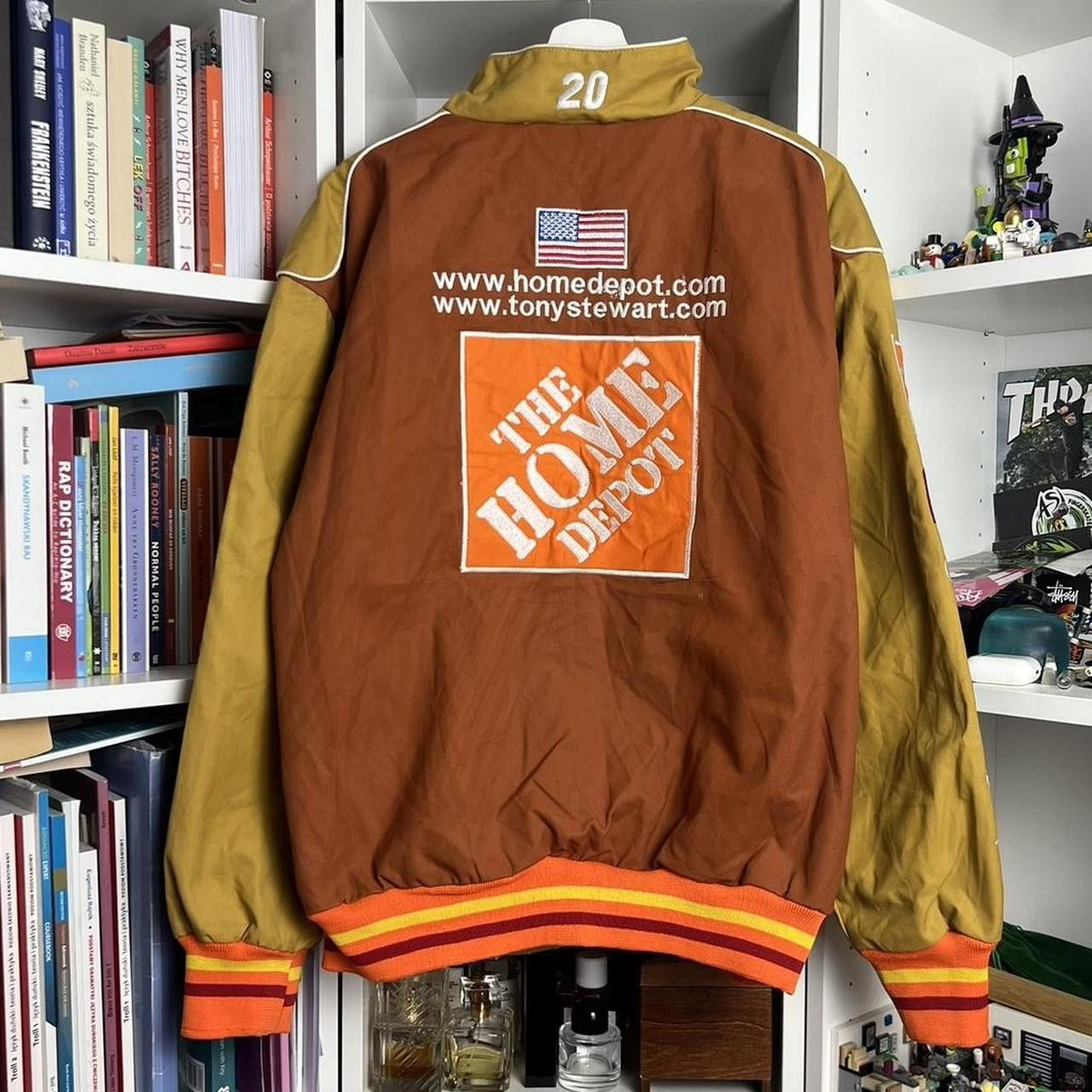 NASCAR Vintage 90s Nascar by JH Design moto racing biker jacket Size US XL / EU 56 / 4 - 2 Thumbnail