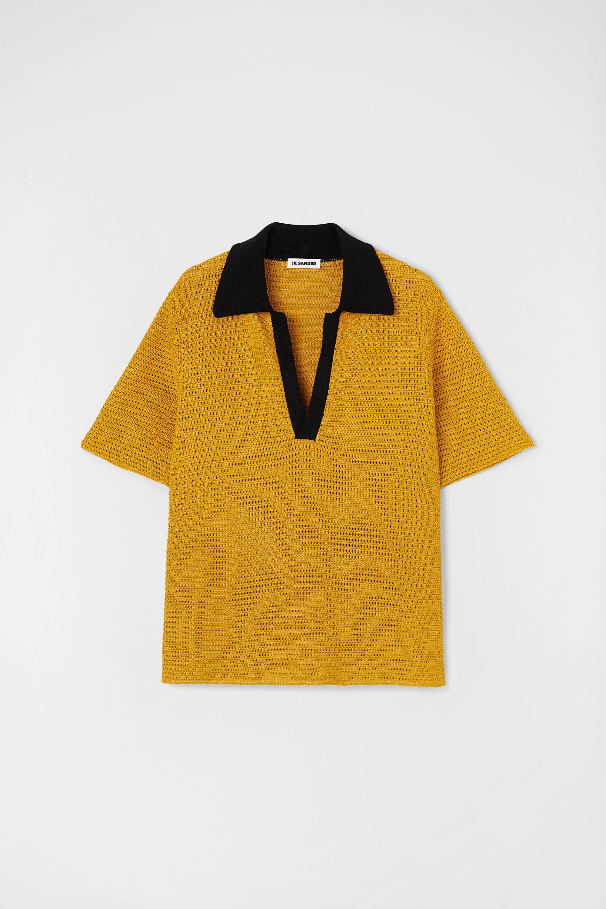Jil Sander o1loc1c0426 Polo T-Shirt in Yellow/Black Size US L / EU 52-54 / 3 - 1 Thumbnail