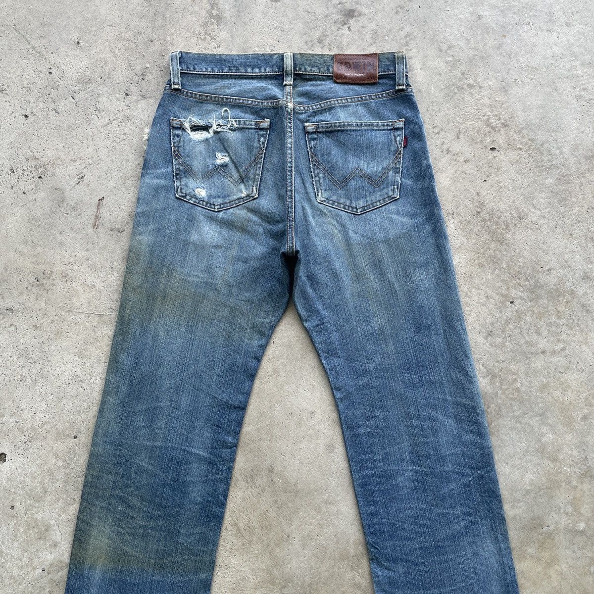 Edwin W31x33 Vintage Edwin 402 Japan Jeans Faded Denim Pants Size US 31 - 9 Thumbnail