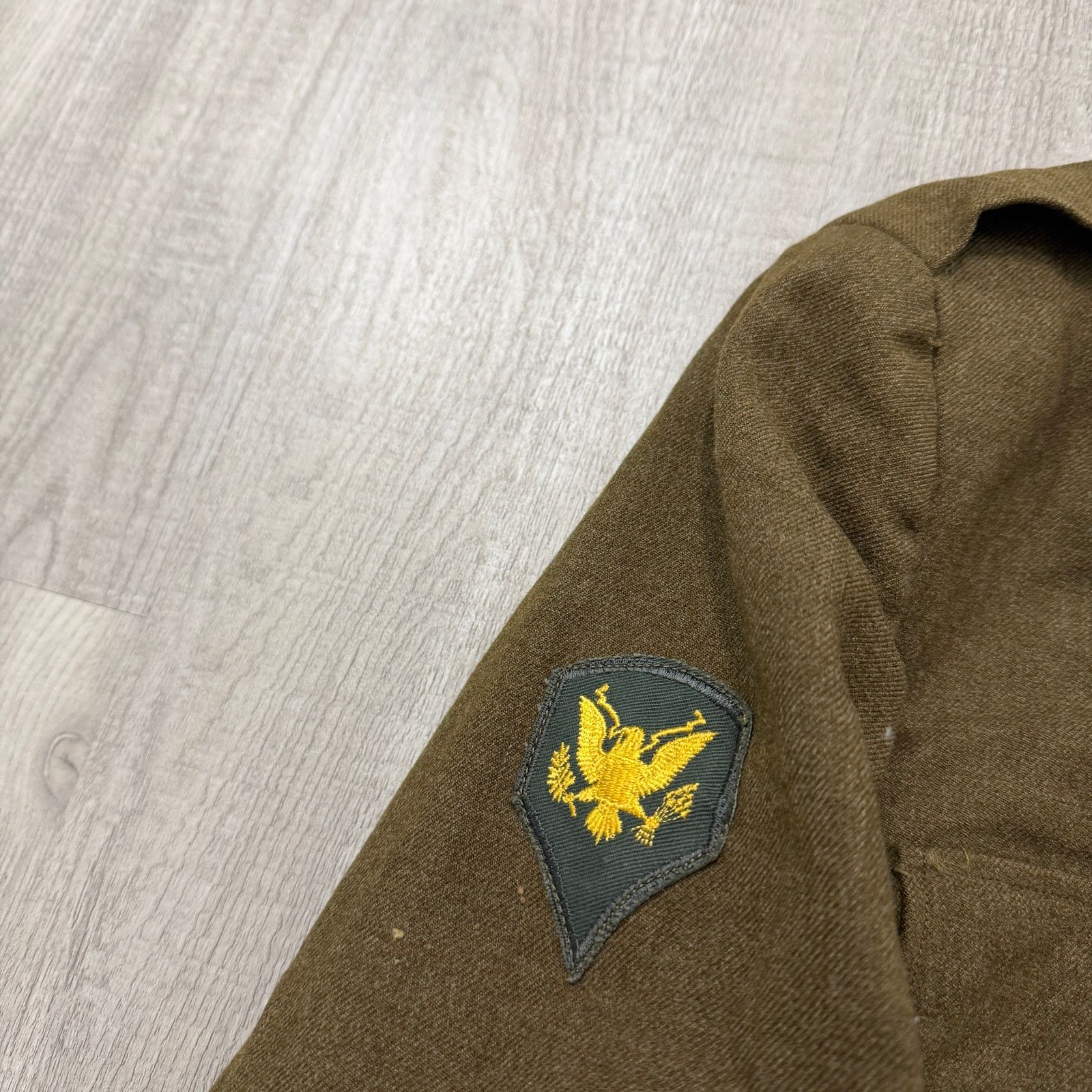 Vintage Vintage US Army Ike Field Jacket Size 36R Virgin Wool Combat Size US S / EU 44-46 / 1 - 4 Thumbnail