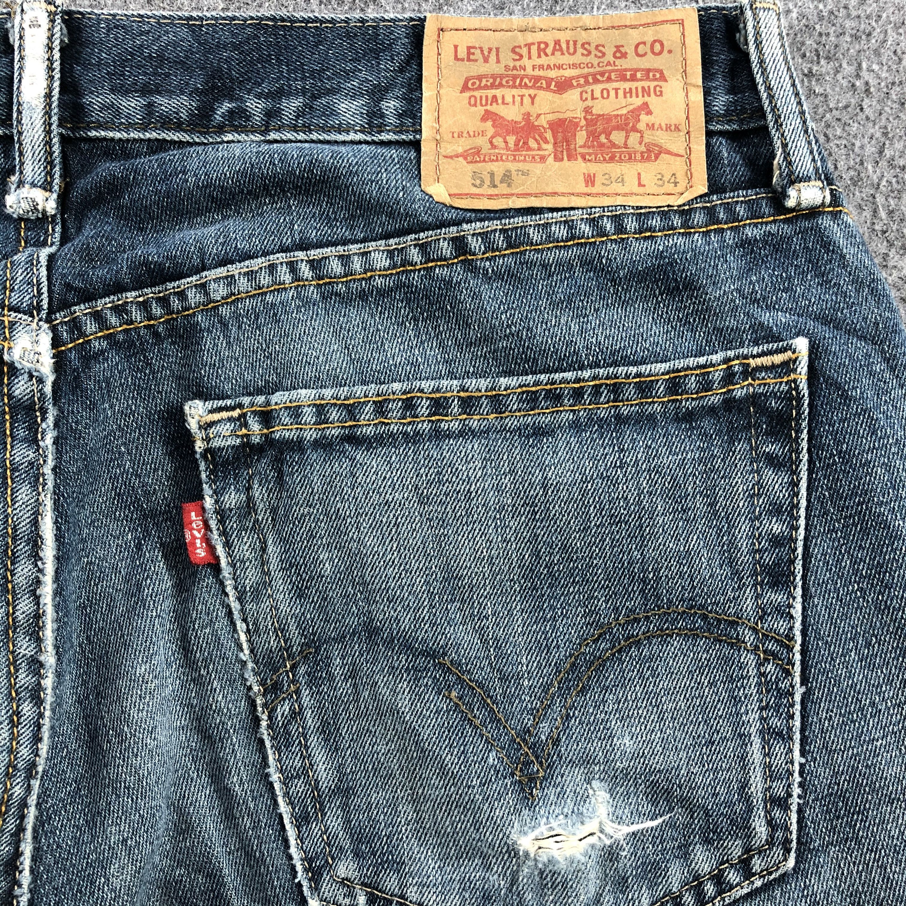 Levi's Vintage Levis 514 Jeans-J1159 Size US 35 - 5 Thumbnail