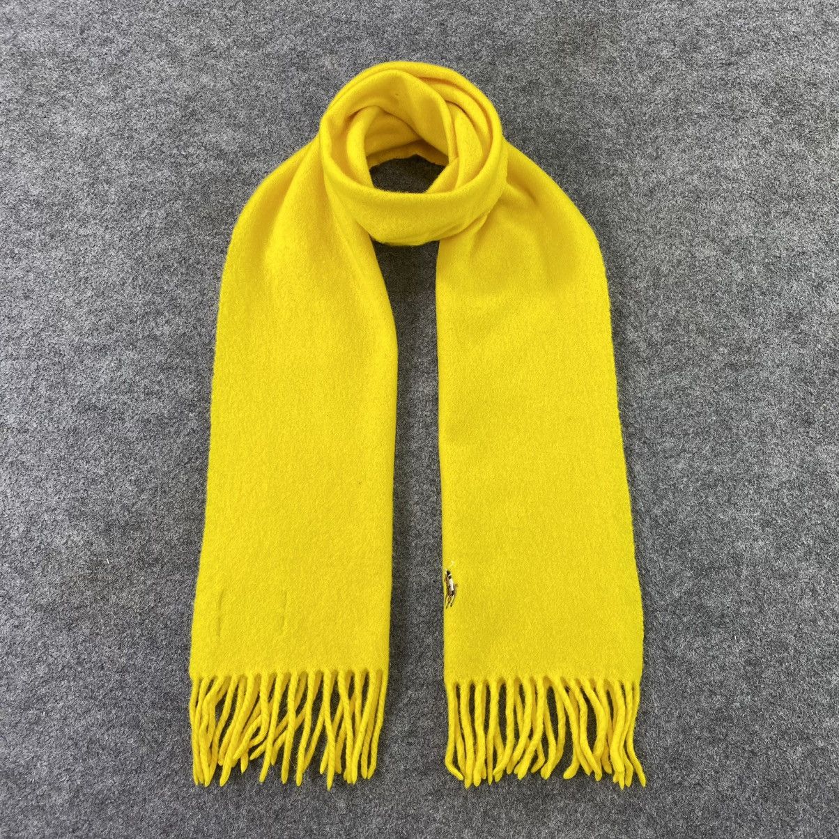 Polo Ralph Lauren × Vintage Polo Ralph Lauren wool Scarf / Muffler / Neckwear-K035 Size ONE SIZE - 1 Thumbnail