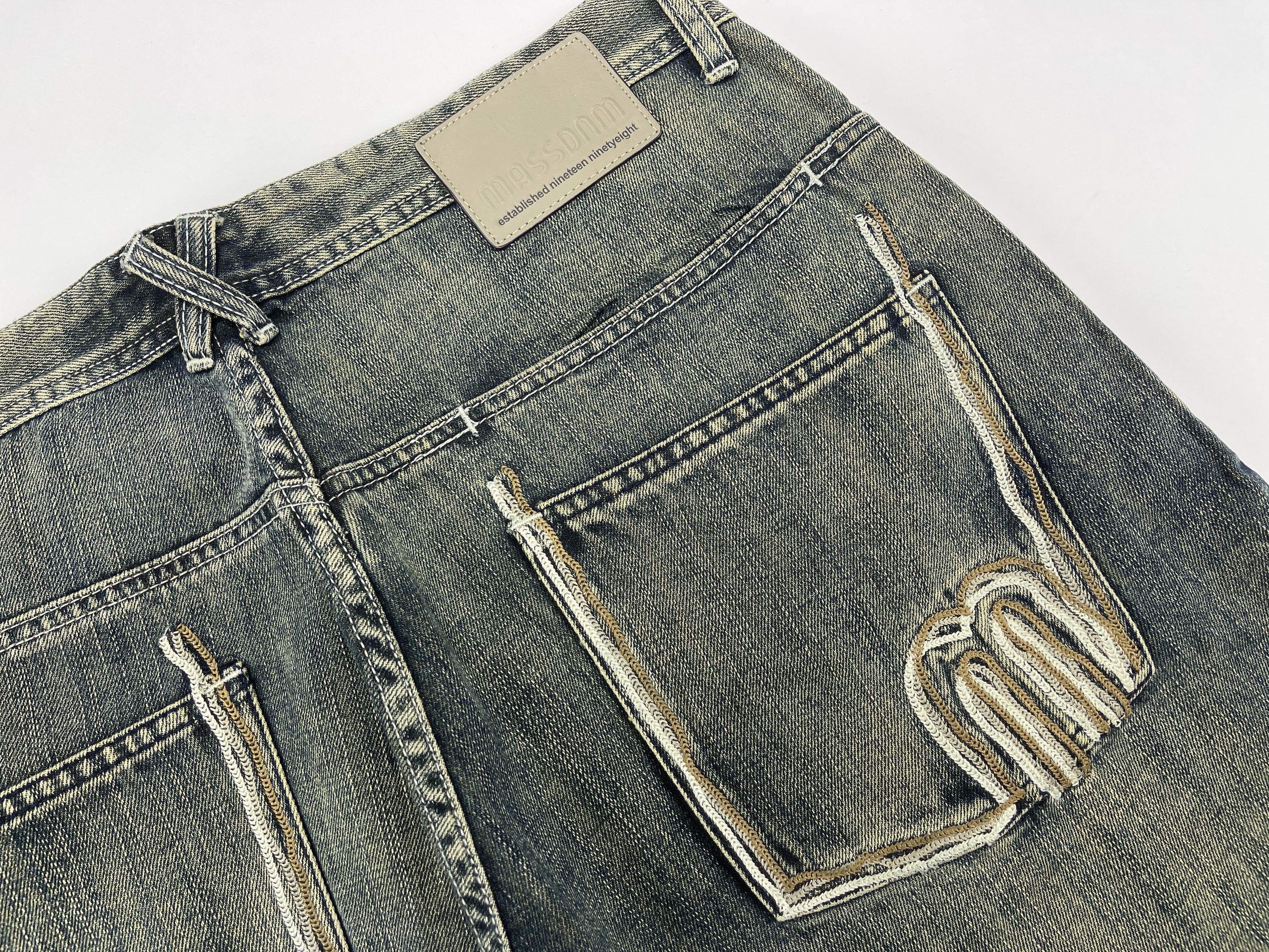 Vintage Mass DNM jeans shorts, vintage hip hop, 90s, skater, size 34 Size US 34 / EU 50 - 6 Thumbnail