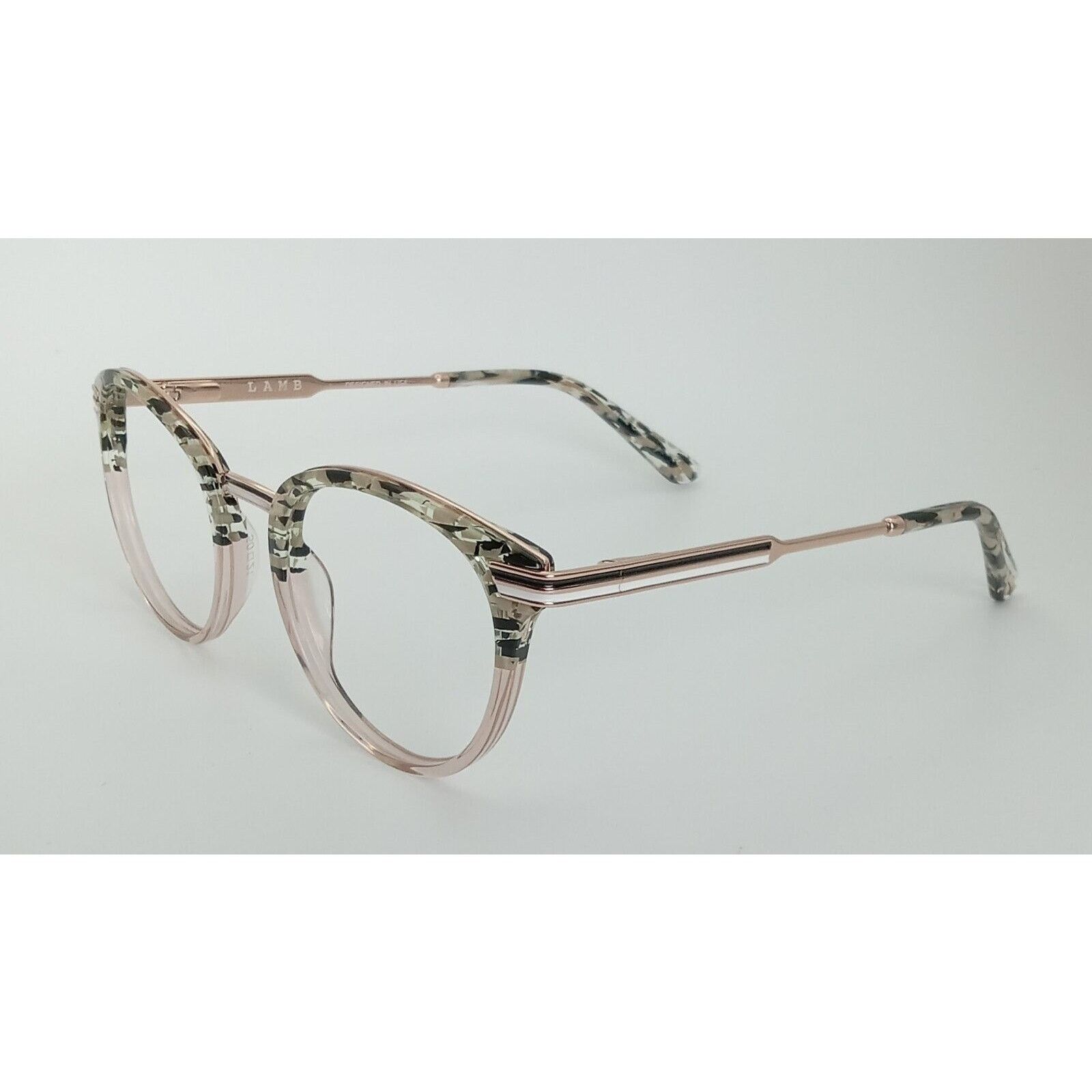 L.A.M.B. L.A.M.B. LA 087 B:45 BLACK ROSE GOLD EYEGLASSES FRAMES 50-21 Size ONE SIZE - 3 Thumbnail