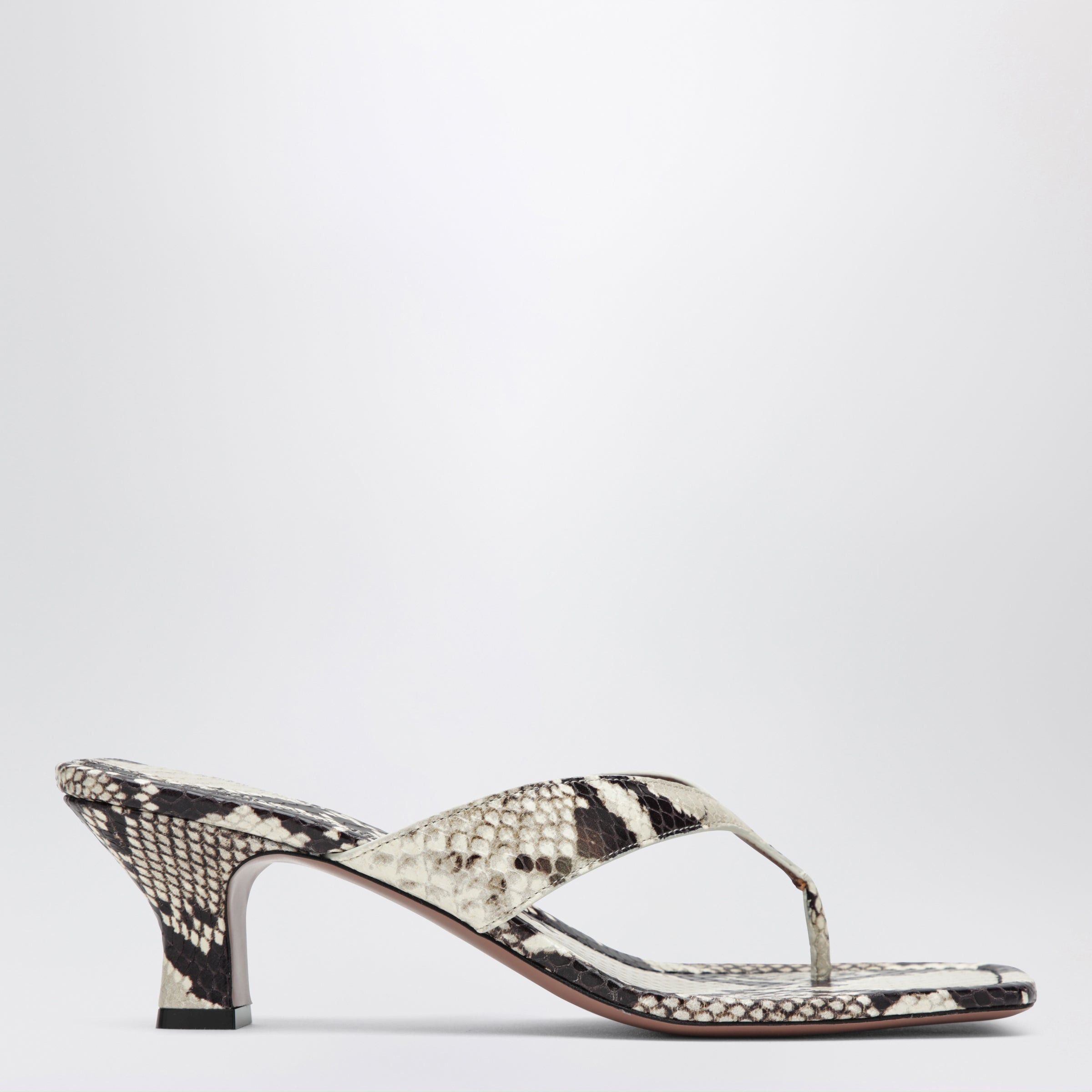 Paris Texas Paris Texas Python-Print Thong Slides Size US 7 / IT 37 - 1 Thumbnail