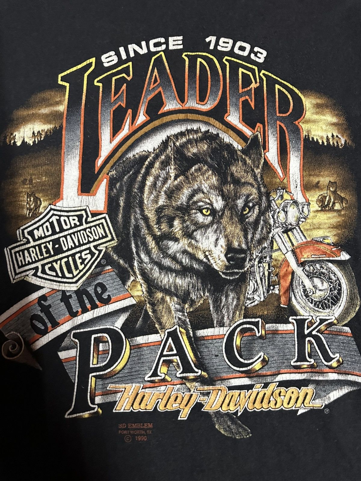 Harley Davidson Harley Davidson Leader of the Pack"- 3D Emblem - XL Size US XL / EU 56 / 4 - 5 Thumbnail