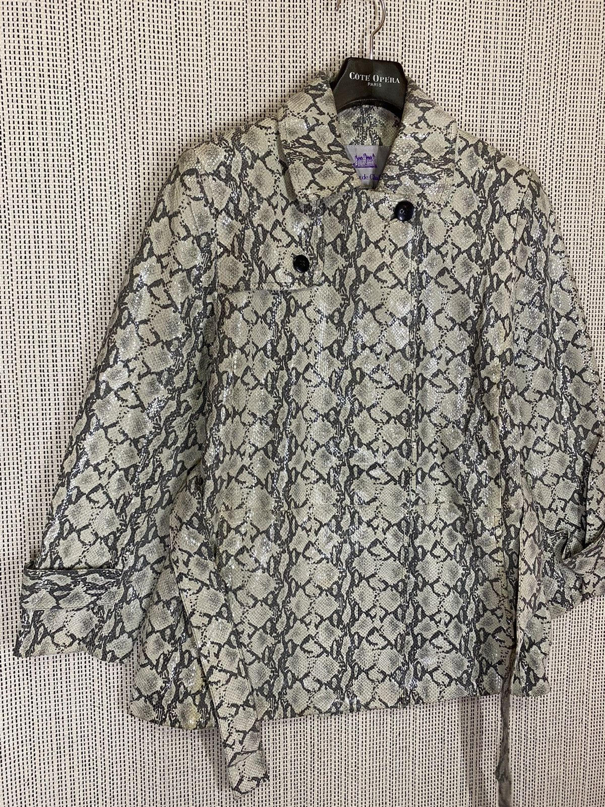Designer ‼️CHATEAU DE CHALLAIN SNAKE SKIN DESIGN VERY RARE‼️ Size US M / EU 48-50 / 2 - 2 Thumbnail