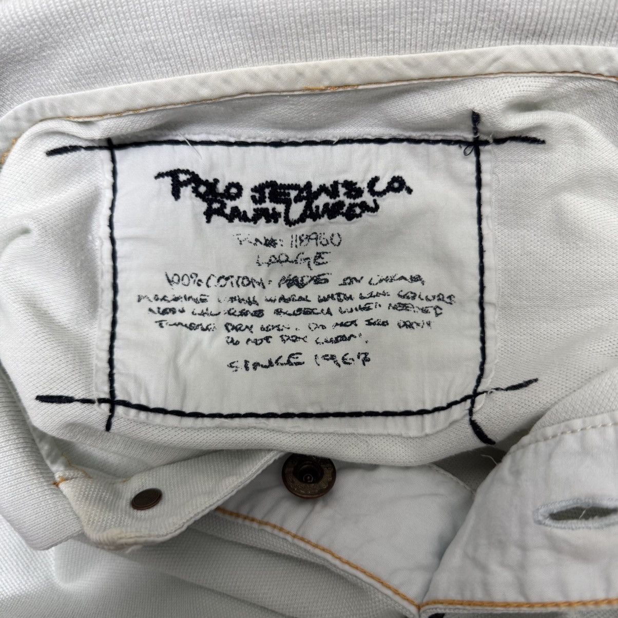 Ralph Lauren Vintage Single Stitch Polo Ralph Lauren Hidden Pocket Size US L / EU 52-54 / 3 - 9 Thumbnail