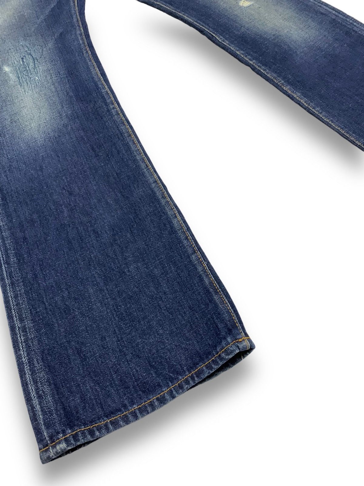 Tommy Hilfiger Tommy Hilfiger Blue Wash Straight Leg Distressed Jeans Size US 32 / EU 48 - 11 Thumbnail