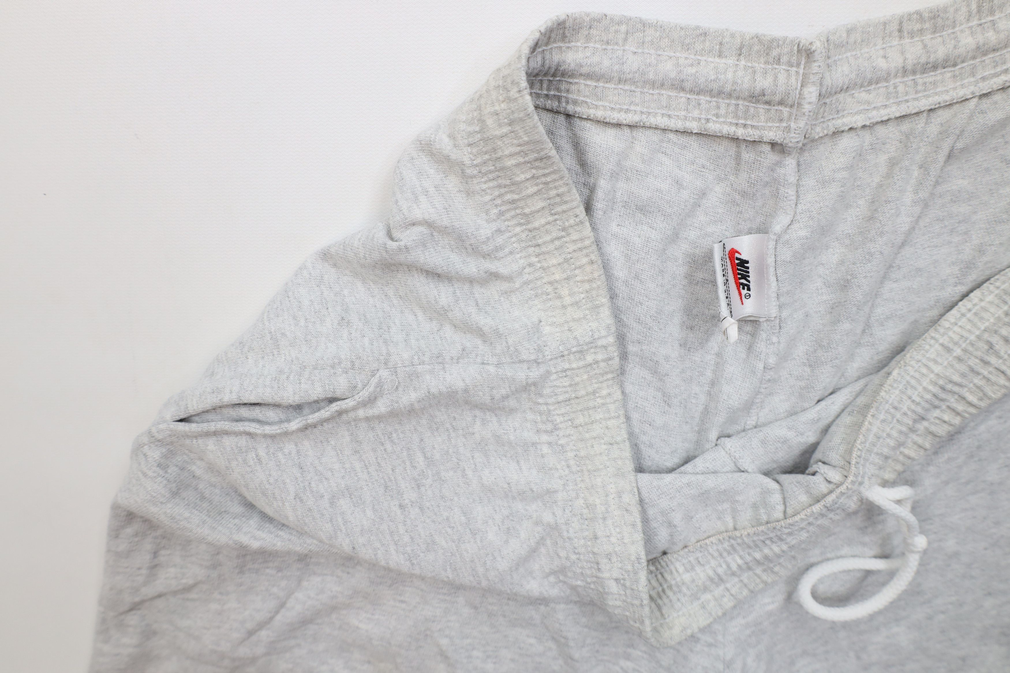 Nike Vintage 90s Nike Mini Swoosh Above Knee Shorts Gray USA Size US 34 / EU 50 - 8 Thumbnail
