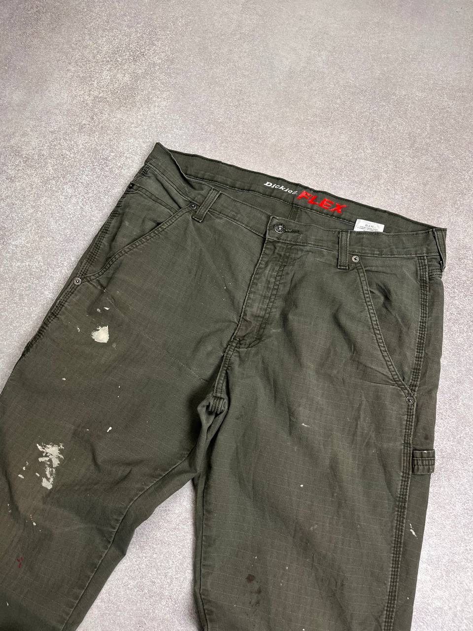 Dickies × Vintage Vintage Dickies Archival Cargo Destroyed Pants Y2K 34x32 Size US 34 / EU 50 - 4 Thumbnail