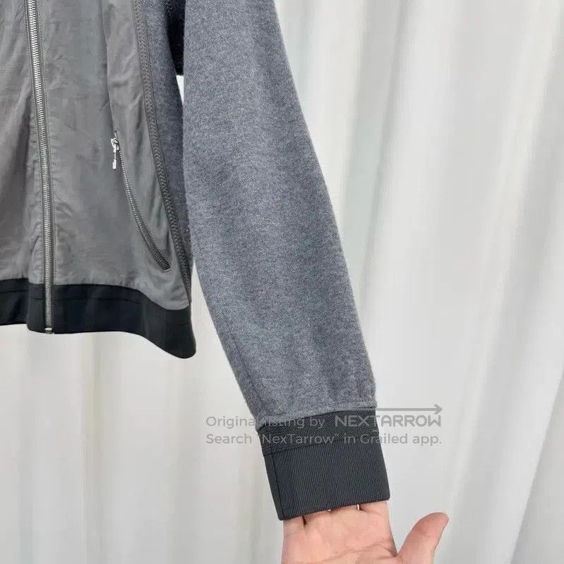 Louis Vuitton Louis Vuitton Gray Wool Logo Zipper Jacket . Size US S / EU 44-46 / 1 - 4 Thumbnail