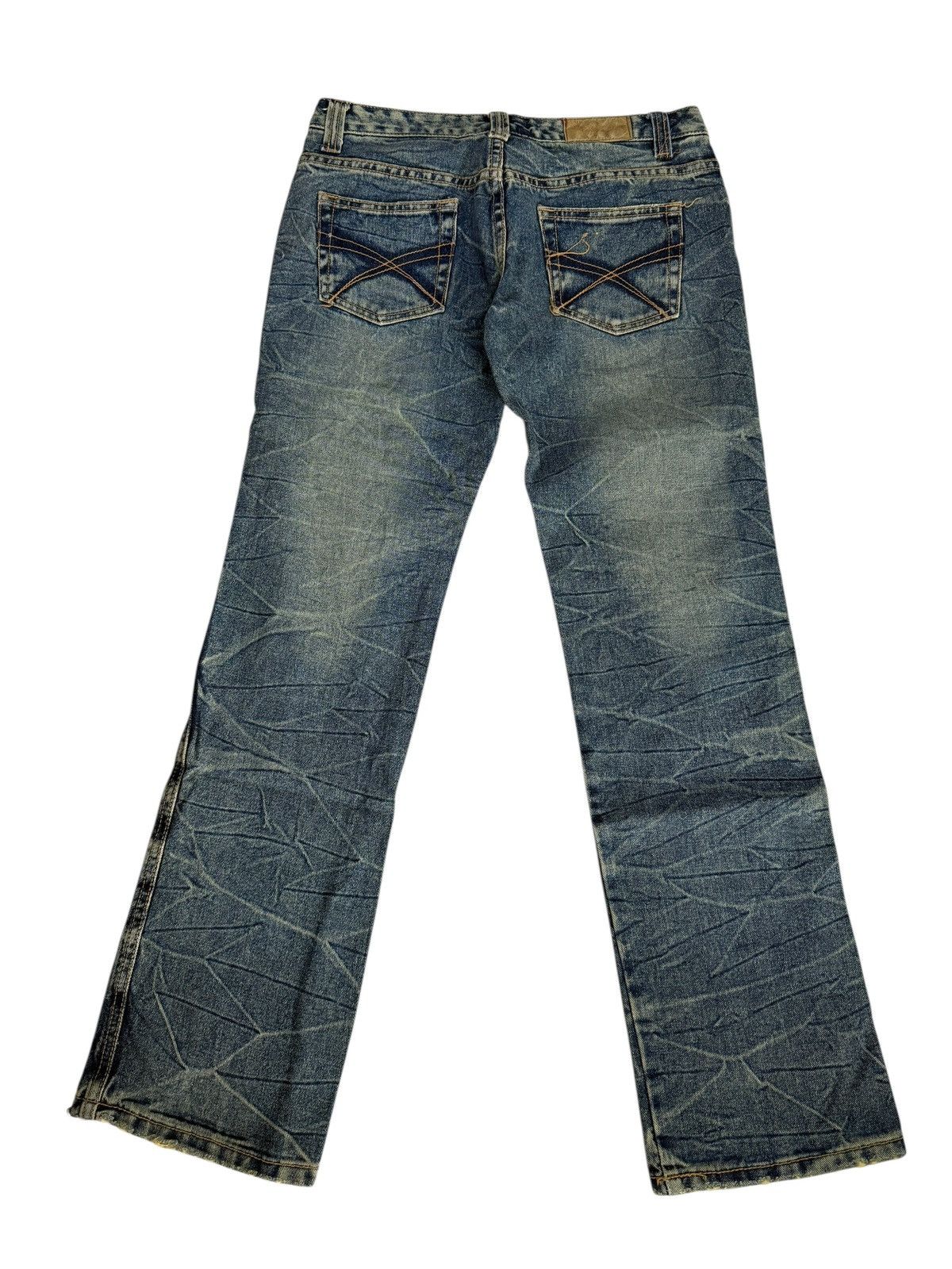 Japanese Brand Vintage Japanese World Bazaar Distressed Design Jeans Size US 29 - 16 Thumbnail