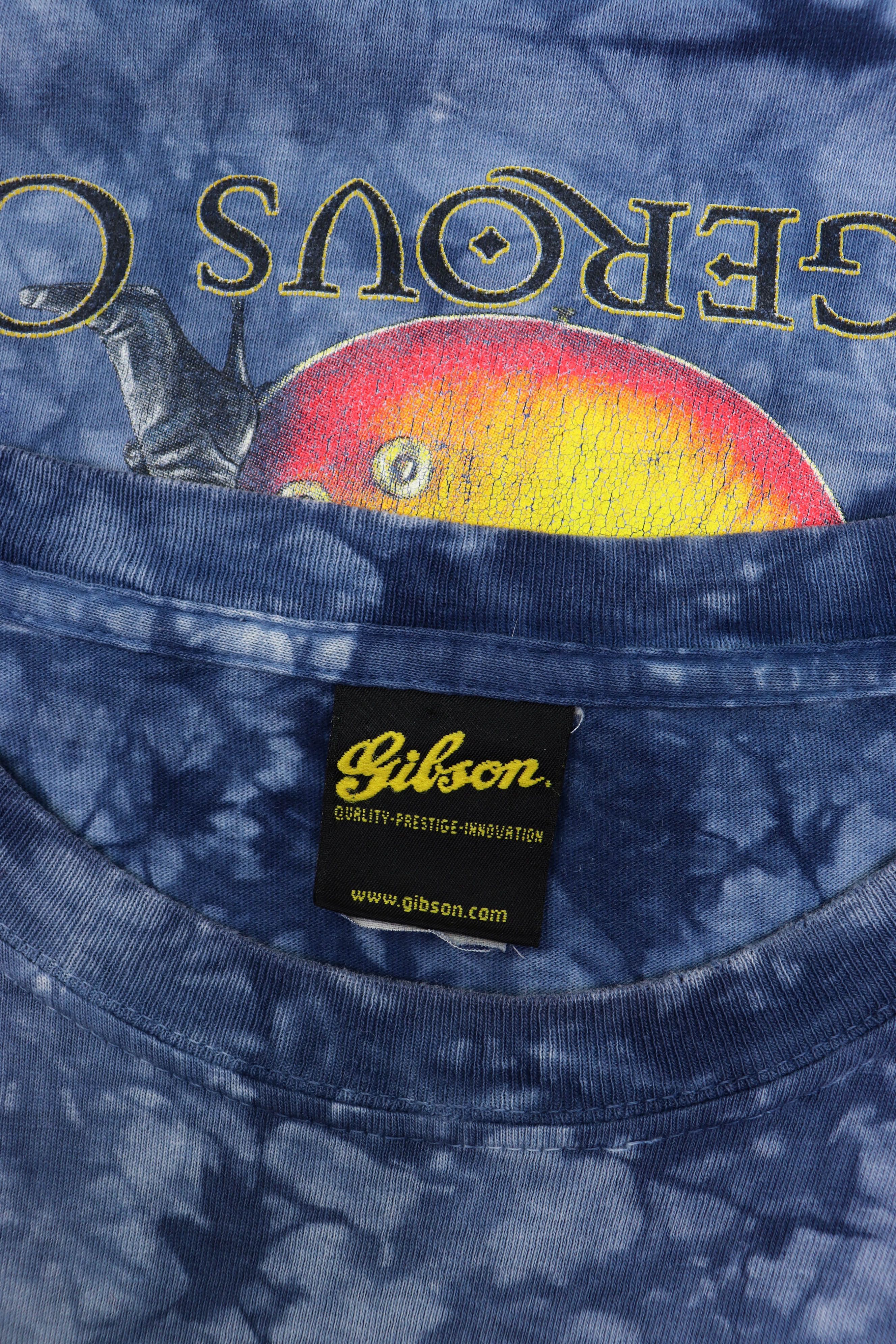 Vintage Gibson Vintage Dangerous Curves Tie Dye Graphics T-shirt Tee Size US XL / EU 56 / 4 - 12 Thumbnail