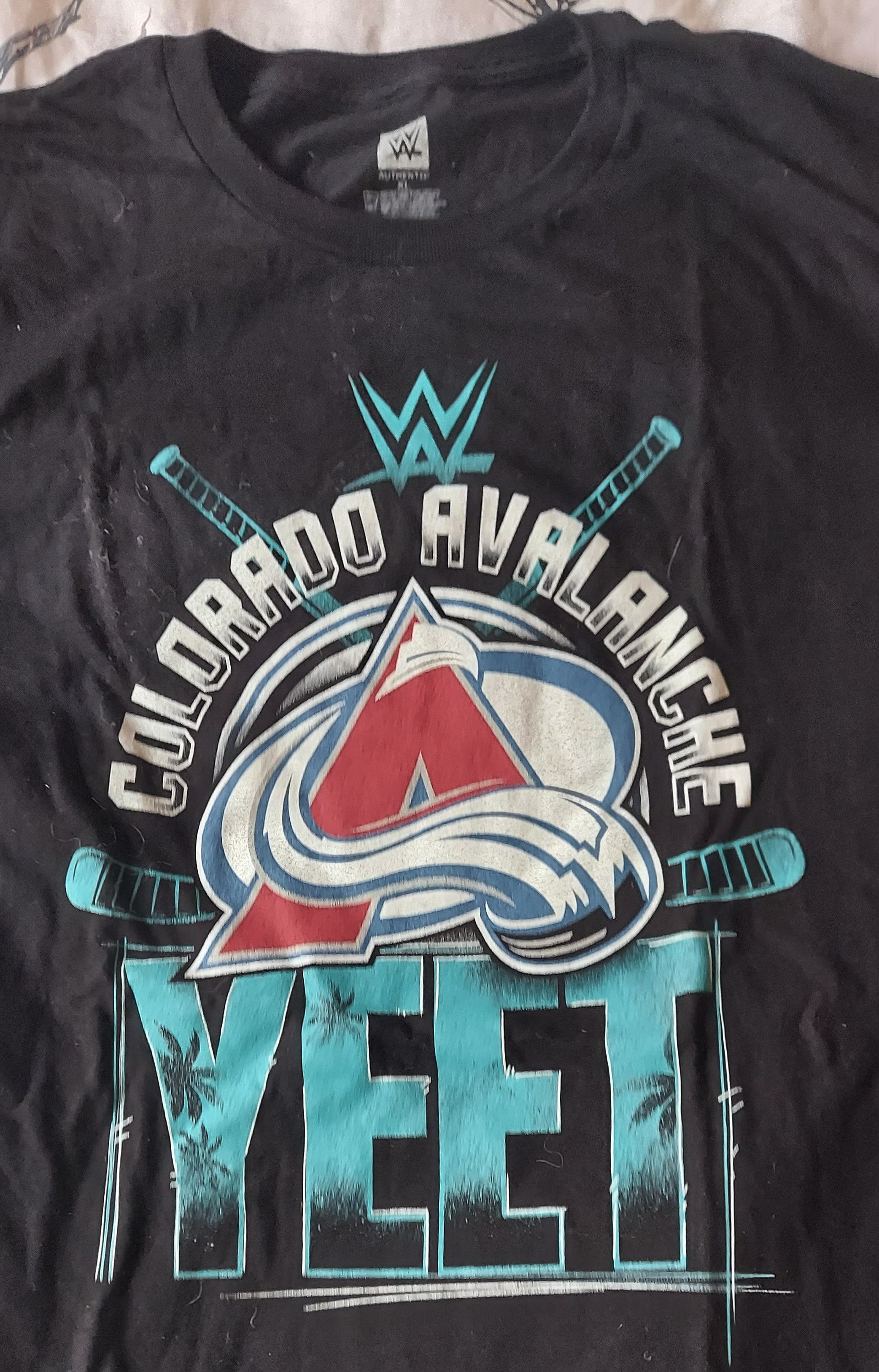 WWE WWE XL Jey Uso Shirt Colorado Avalanche WWF DENVER Yeet Size US XL / EU 56 / 4 - 3 Thumbnail