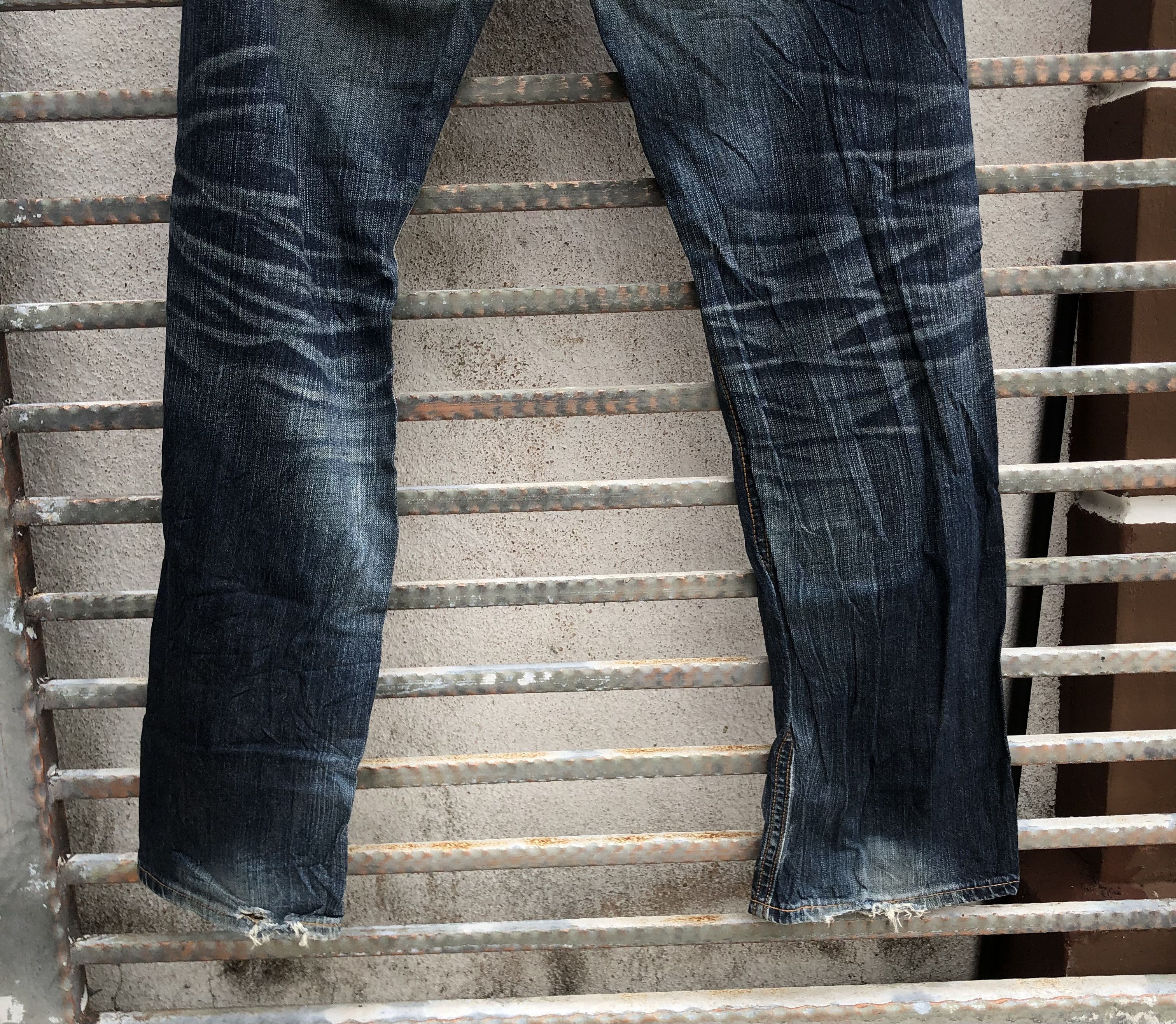 Edwin Edwin Exclusive Vintage Grunge Mudwash Honeycomb Distressed Size US 33 - 6 Thumbnail