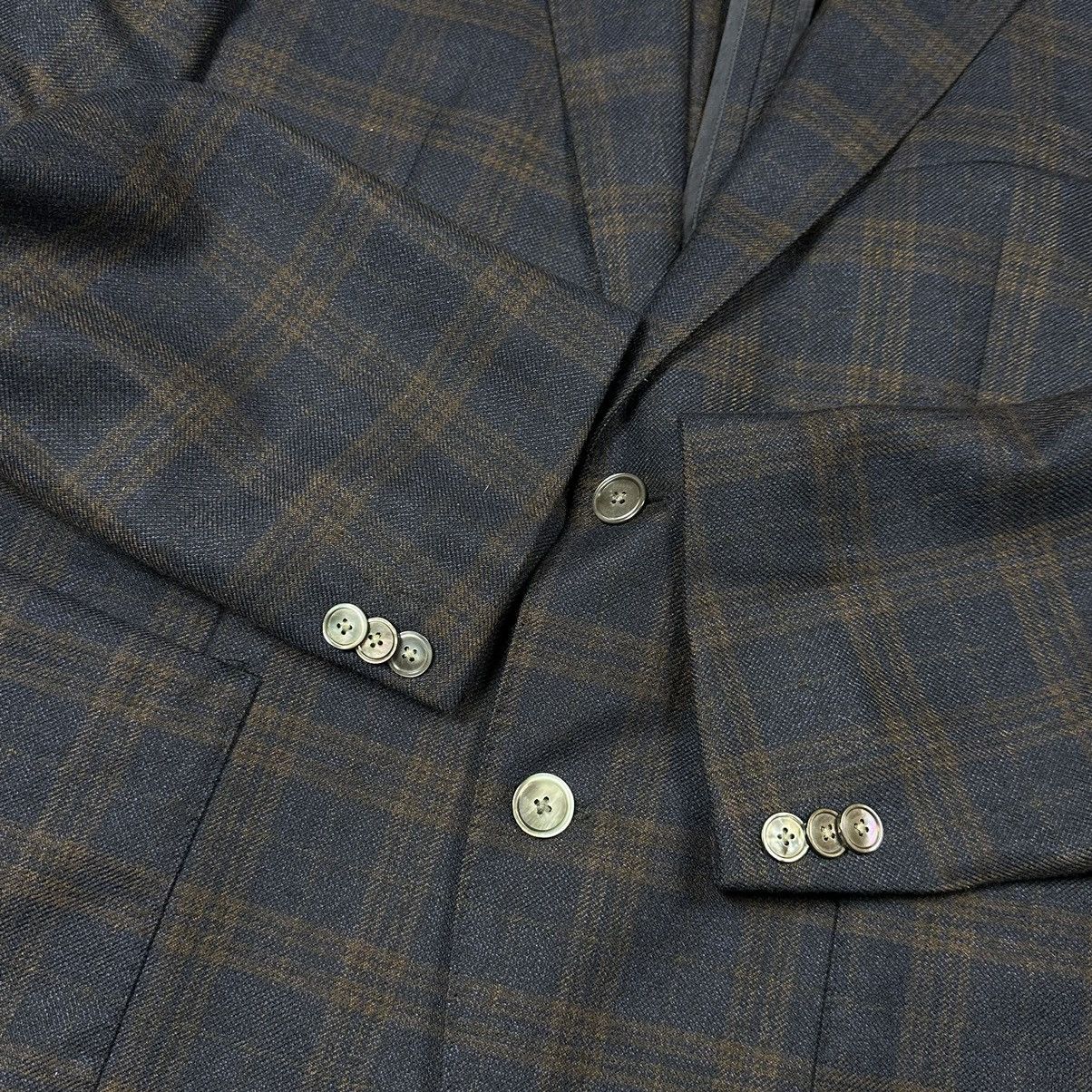 Hugo Boss Hugo Boss Janson Regular Fit Sport Blazer Check Wool Men’s Size 52R - 6 Thumbnail