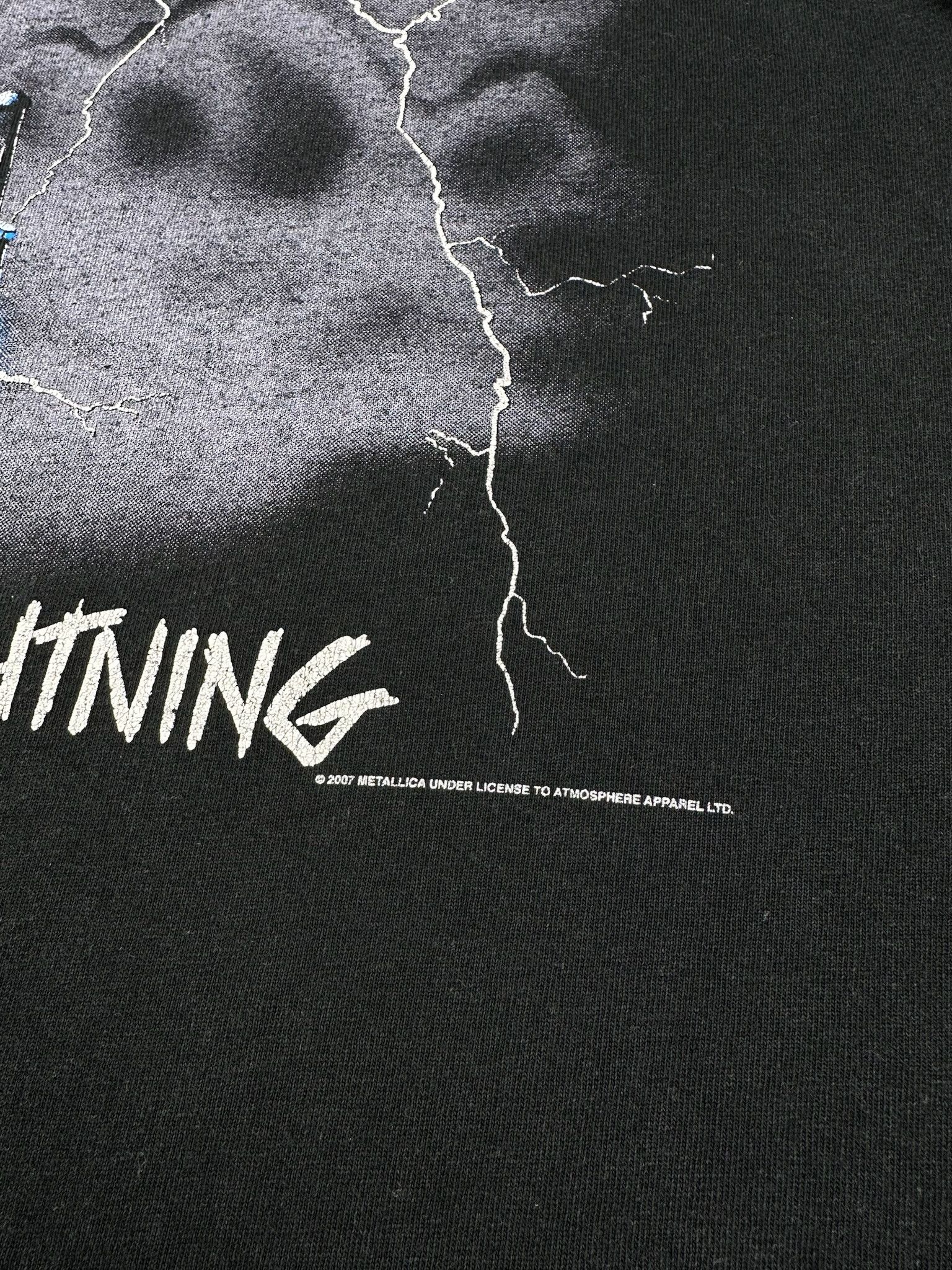 Vintage Vintage Metallica "ride the lighting" T-shirt Size US M / EU 48-50 / 2 - 6 Thumbnail
