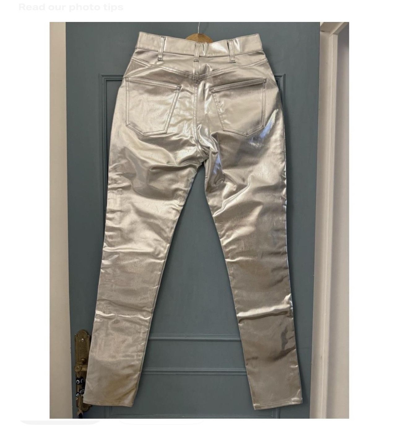 Celine NWT - Celine Silver 4 Pocket Slim Jeans Size 28" / US 6 / IT 42 - 3 Thumbnail