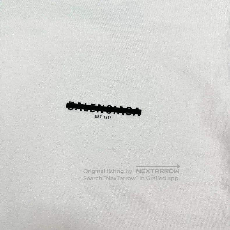 Balenciaga Balenciaga White cover letter short sleeve T-shirt Size US S / EU 44-46 / 1 - 4 Thumbnail
