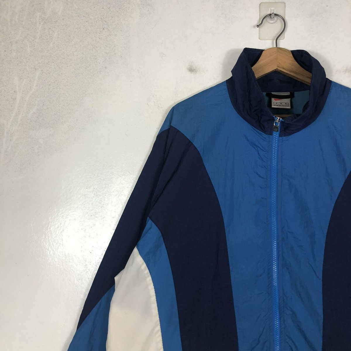 Nike 📌VINTAGE NIKE WINDBREAKER ANORAK JACKET BIG SWOOSH Size US M / EU 48-50 / 2 - 9 Thumbnail