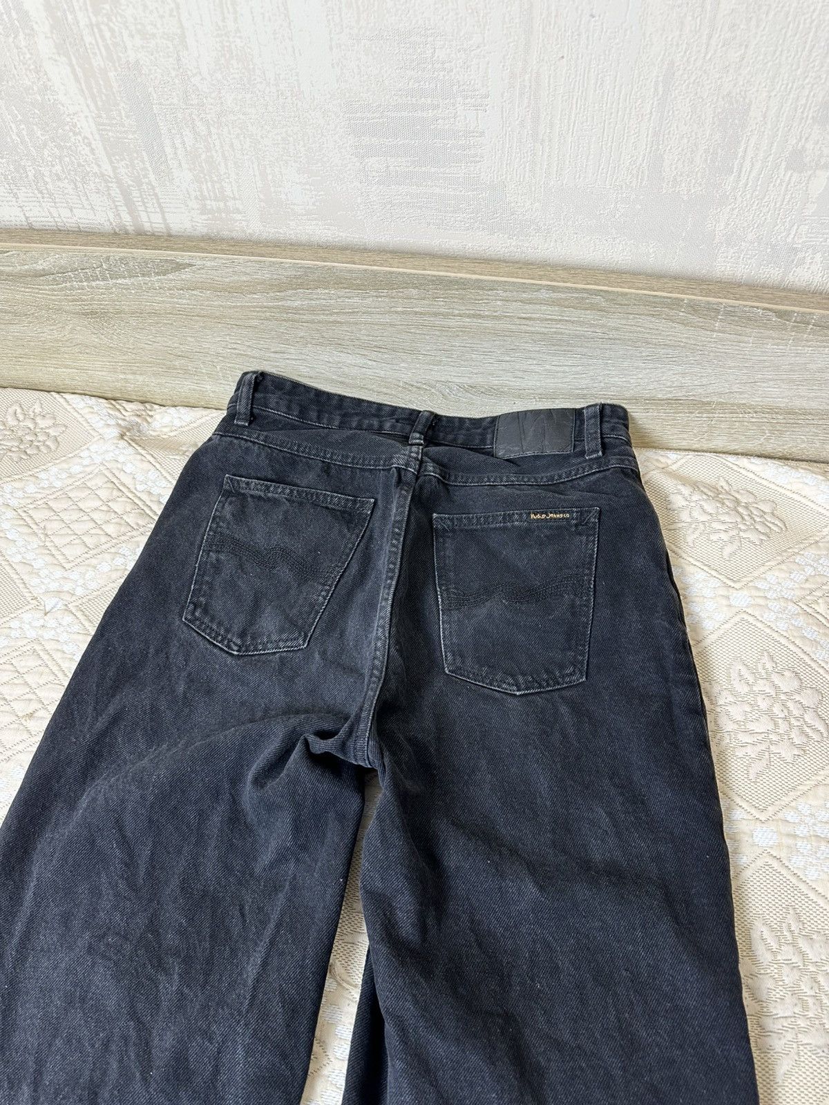 Nudie Jeans 🔥 Nudie Jeans Clean Eileen Loose Fit Wide Pants Denim 29x28 Size 28" / US 6 / IT 42 - 2 Thumbnail