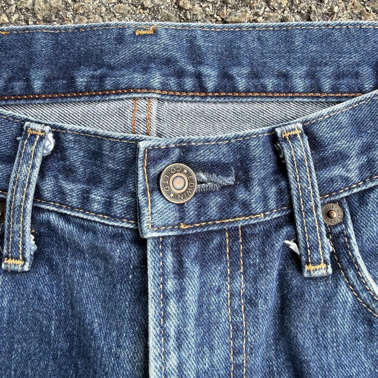 Edwin W30 VINTAGE EDWIN 403 JAPAN DENIM JEAN PANTS Size US 30 / EU 46 - 6 Thumbnail