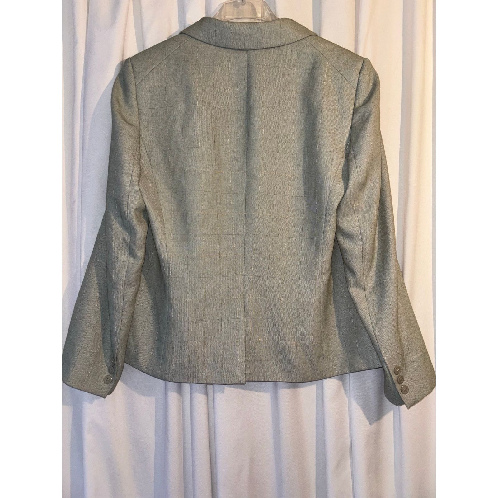 The Unbranded Brand Travis Ayers Mint Long Sleeve Blazer Size 14 - Large Size L / US 10 / IT 46 - 6 Thumbnail